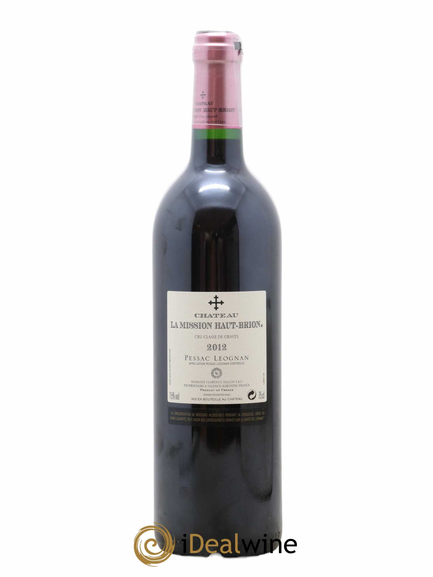 Château la Mission Haut-Brion Cru Classé de Graves 2012 - Lot of 1 bottle - 1