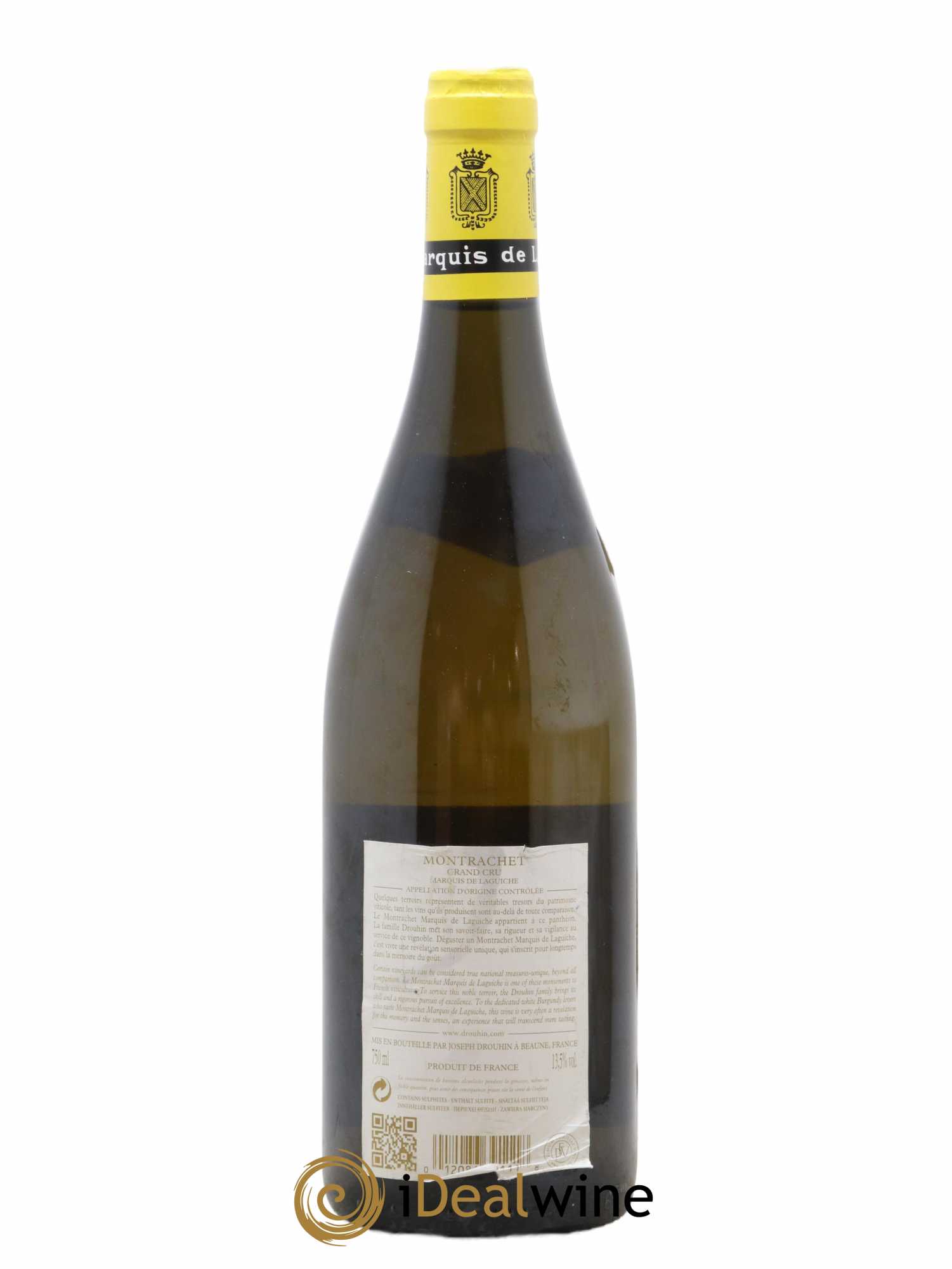 Montrachet Grand Cru Marquis de Laguiche Joseph Drouhin 2008 - Lot de 1 bouteille - 1