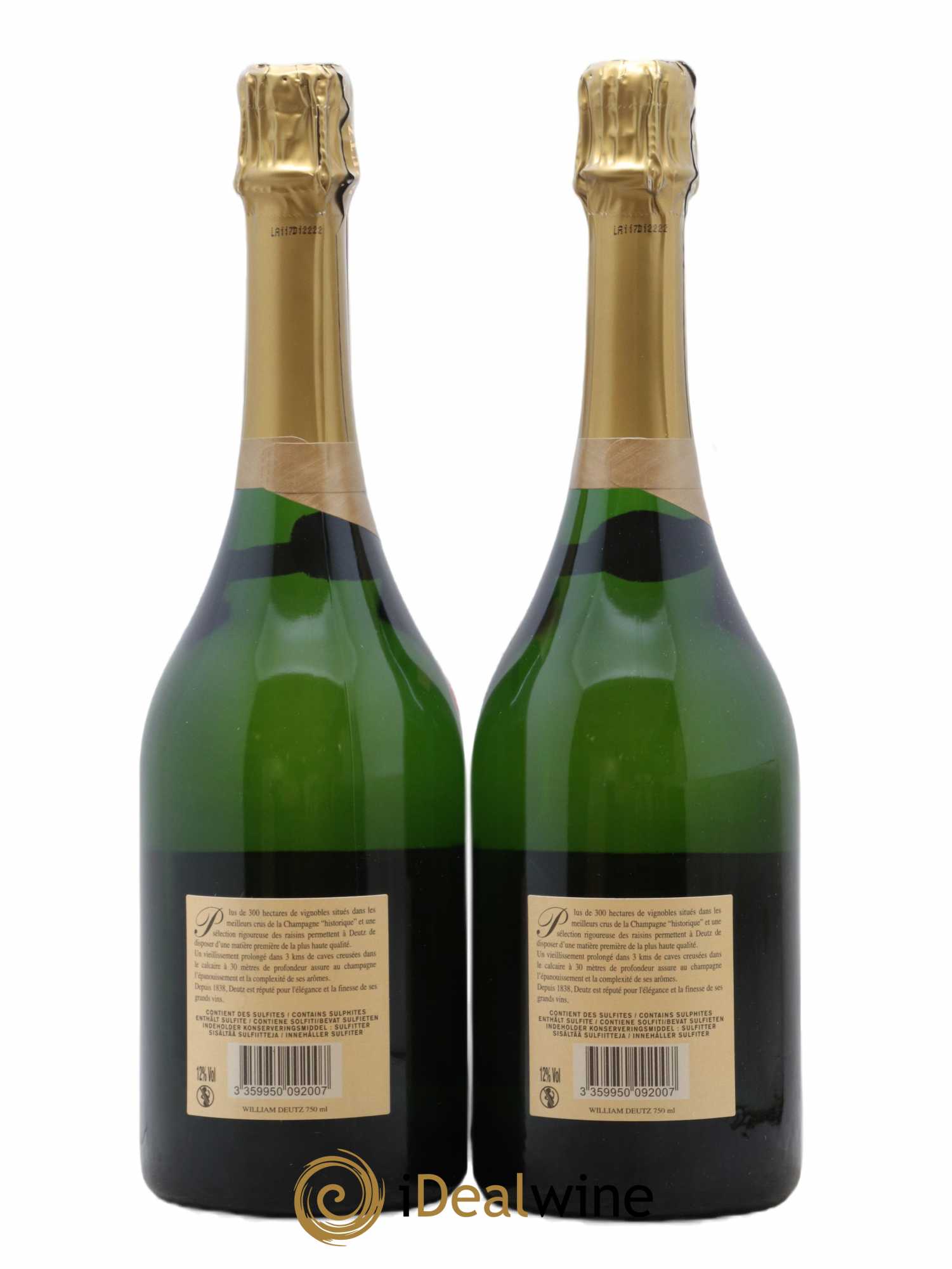 Cuvée William Deutz Deutz 2013 - Lot de 2 bouteilles - 1