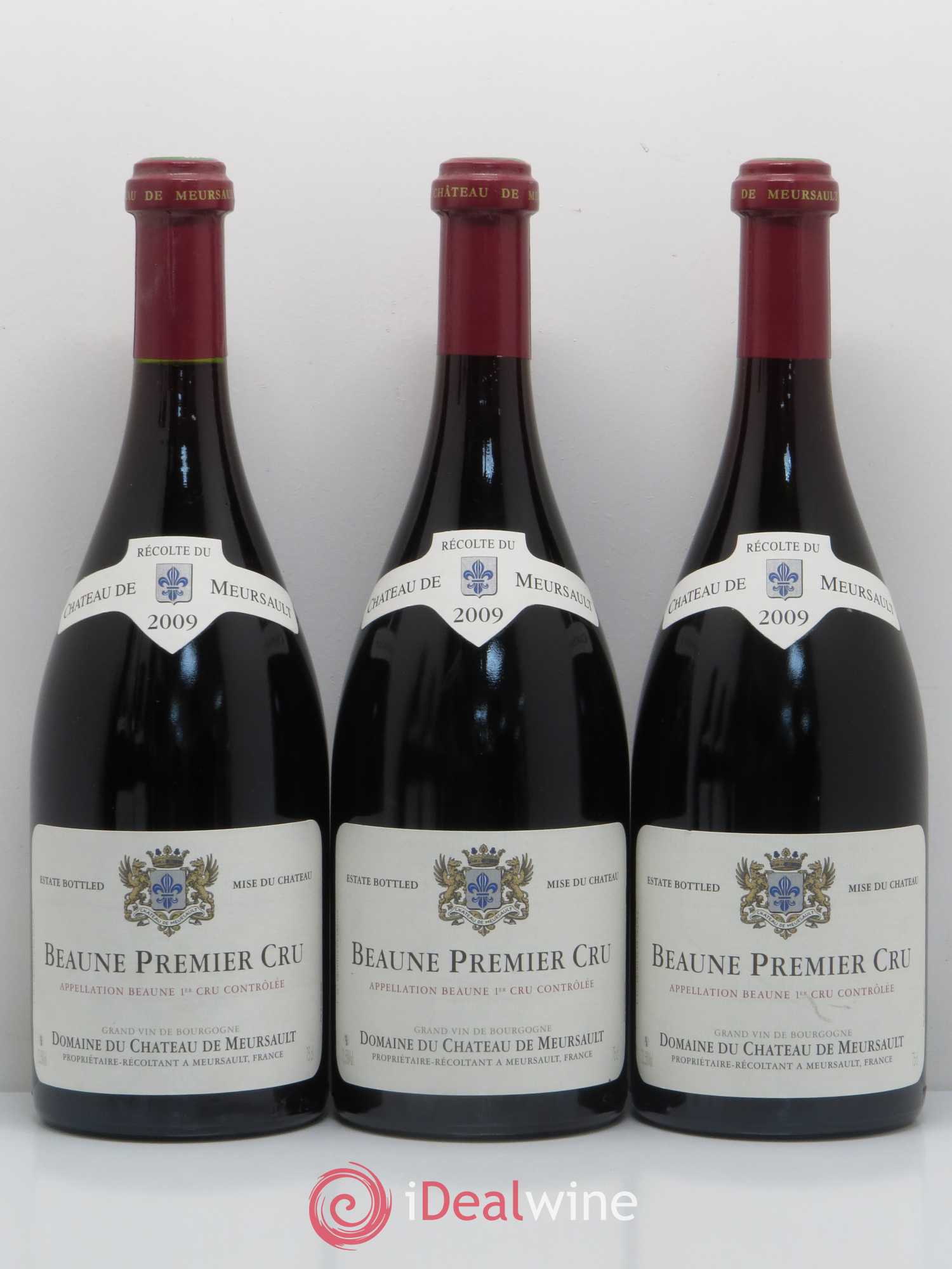 Beaune 1er Cru Château de Meursault 2009 - Lot de 6 bouteilles - 1