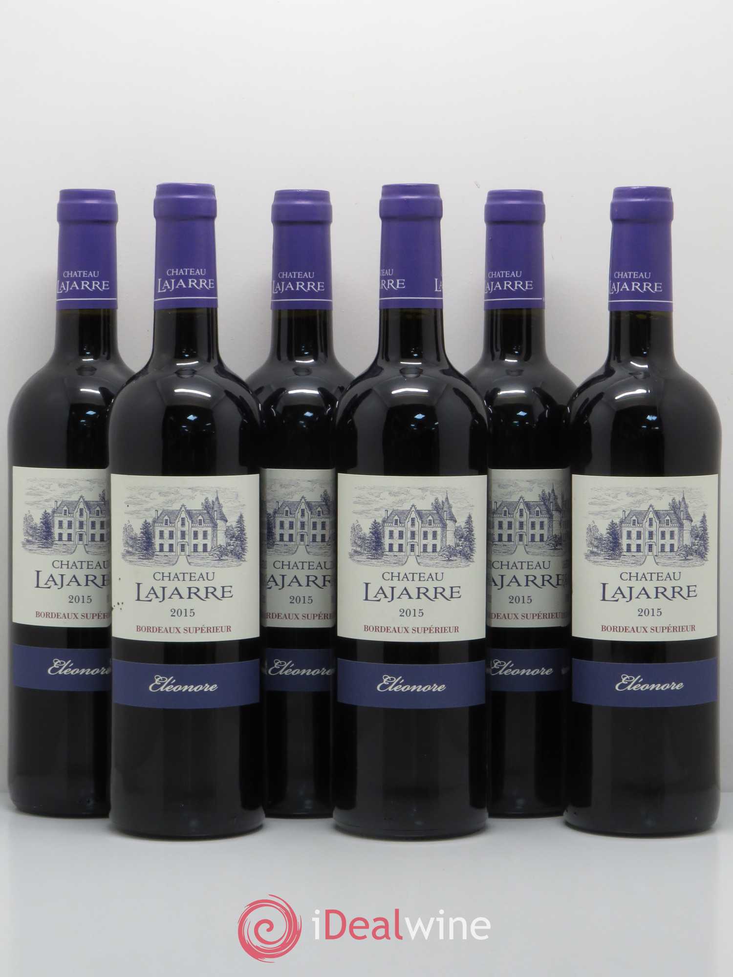 Bordeaux Supérieur Château Lajarre Cuvée Eléonore (sans prix de réserve) 2015 - Posten von 6 Flaschen - 0