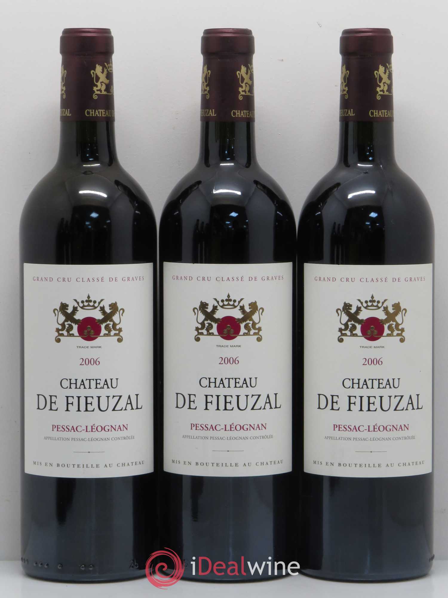 Château de Fieuzal Cru Classé de Graves 2006 - Lot de 12 bouteilles - 1