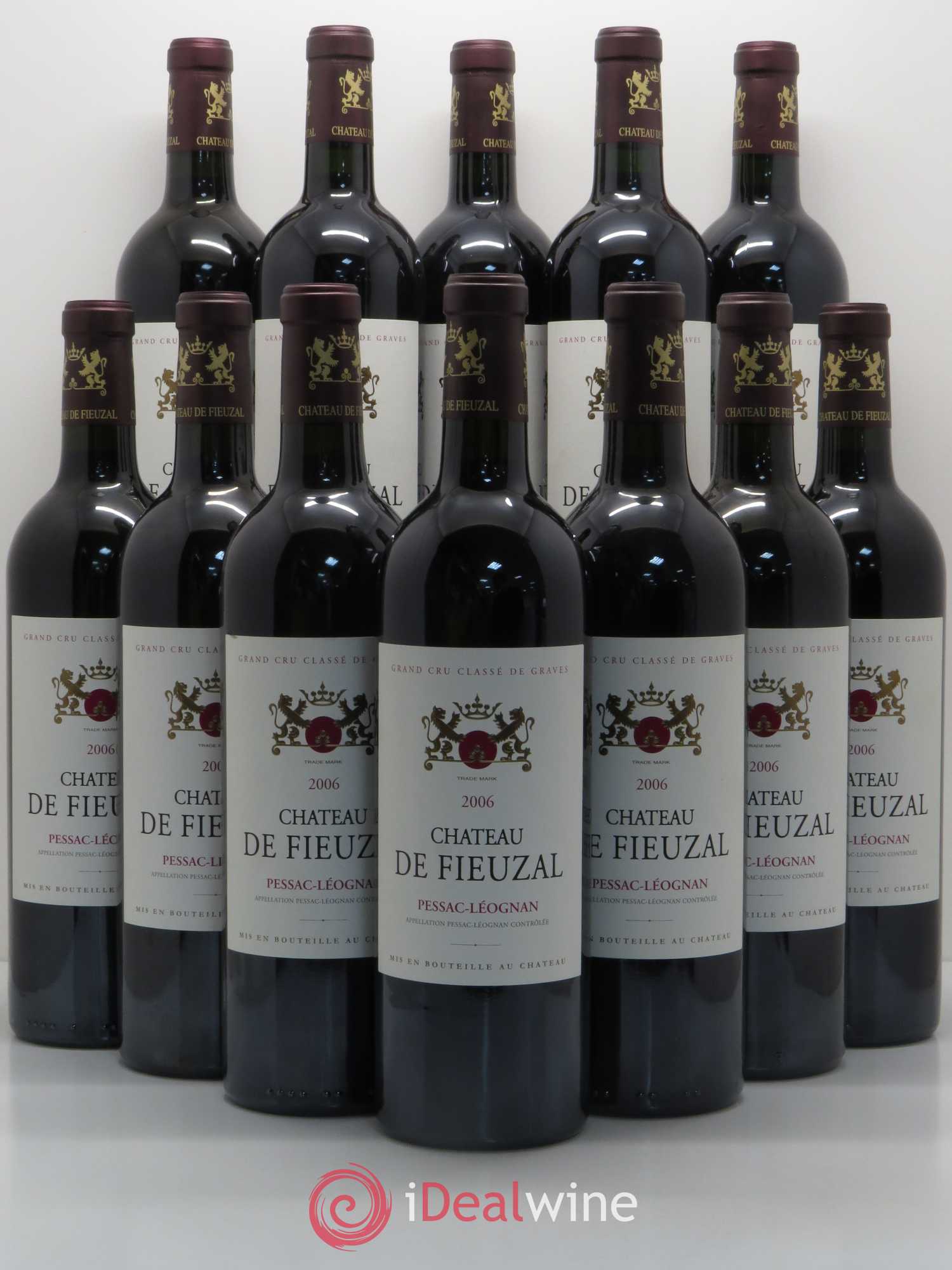 Château de Fieuzal Cru Classé de Graves 2006 - Lot de 12 bouteilles - 0