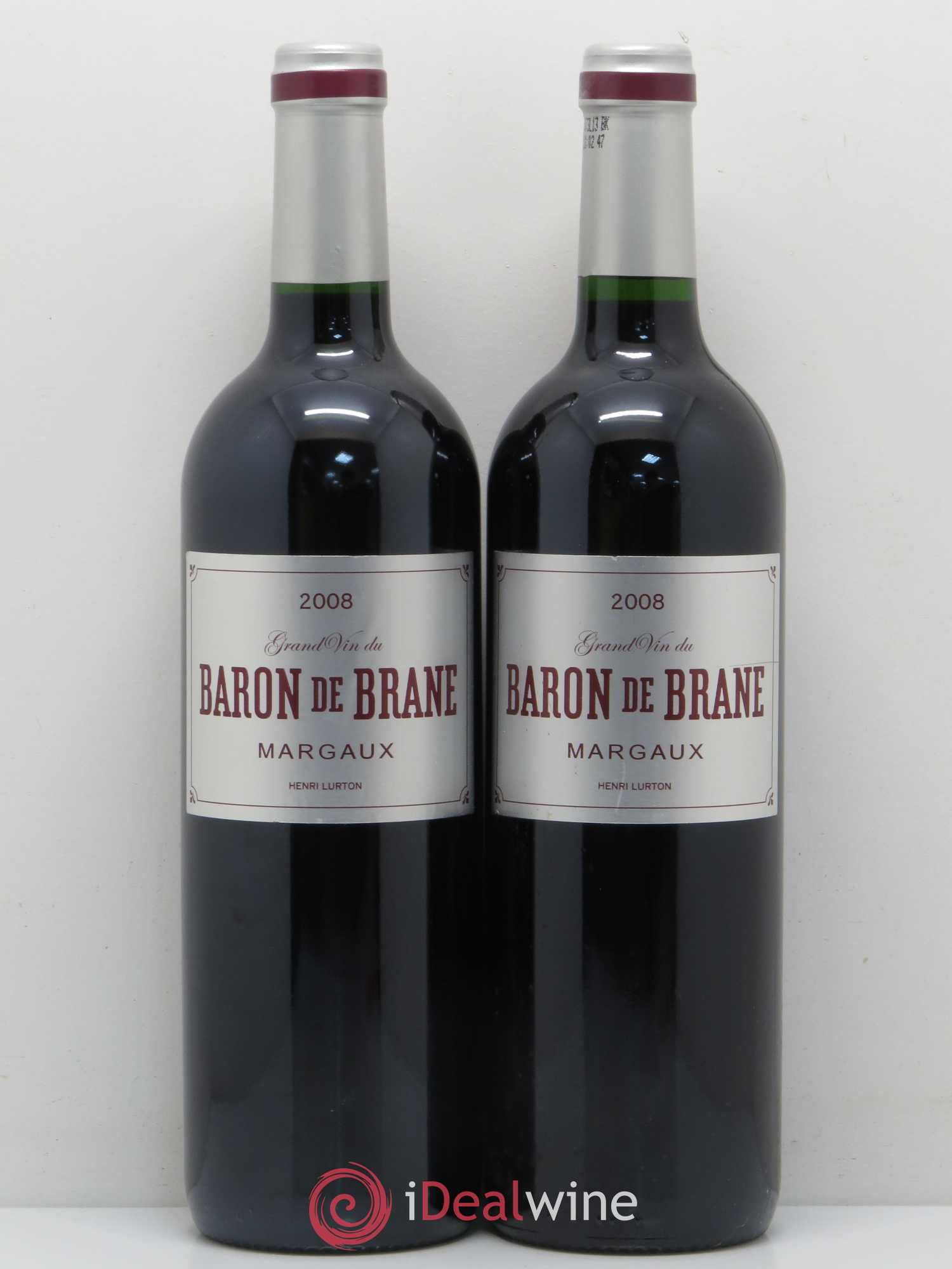 Baron de Brane Second Vin (sans prix de réserve) 2008 - Lot de 5 bouteilles - 2