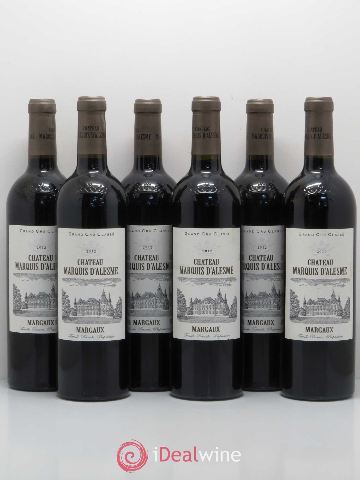 Château Marquis d'Alesme 2012 - Lot de 6 bouteilles - 0
