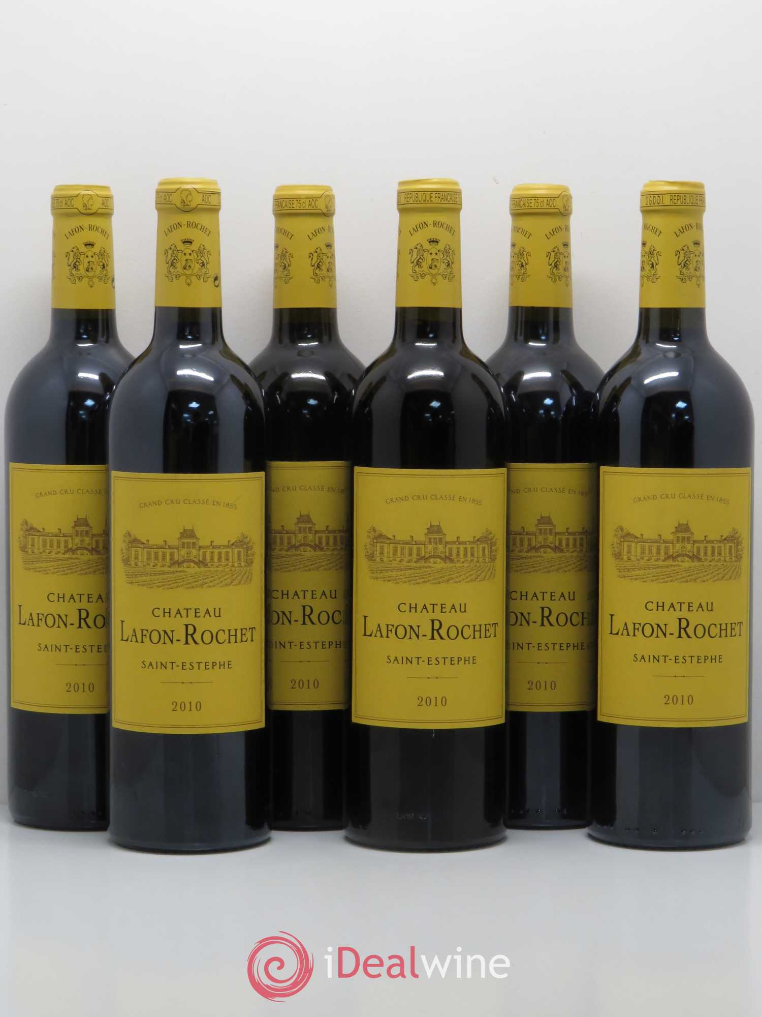 Château Lafon Rochet 4ème Grand Cru Classé 2010 - Lot de 6 bouteilles - 0