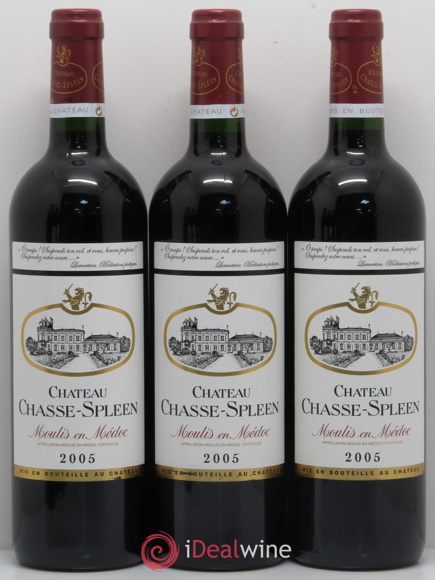 Château Chasse Spleen 2005 - Lot de 6 bouteilles - 1