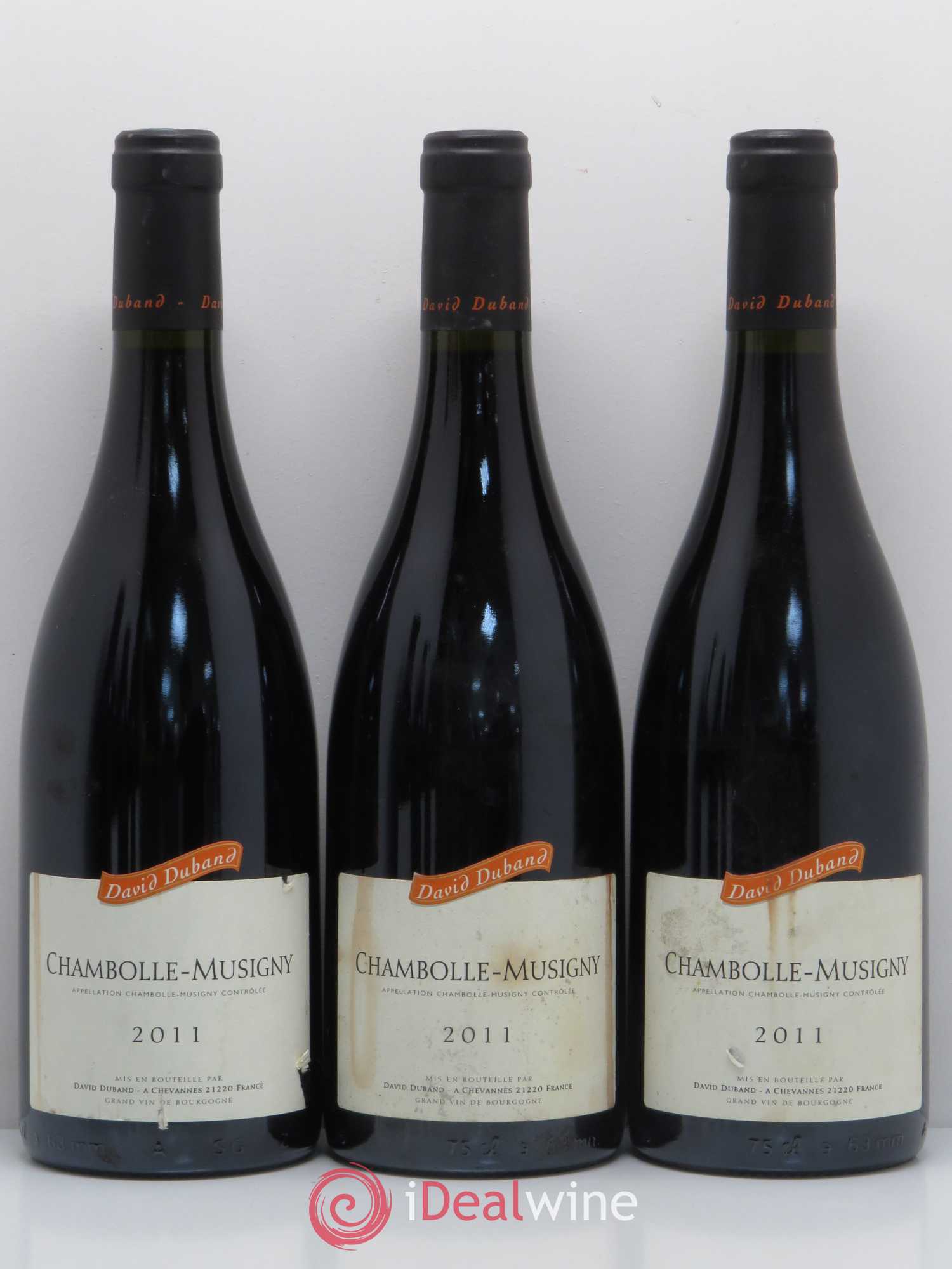 Chambolle-Musigny David Duband (Domaine) 2011 - Lot de 6 bouteilles - 1