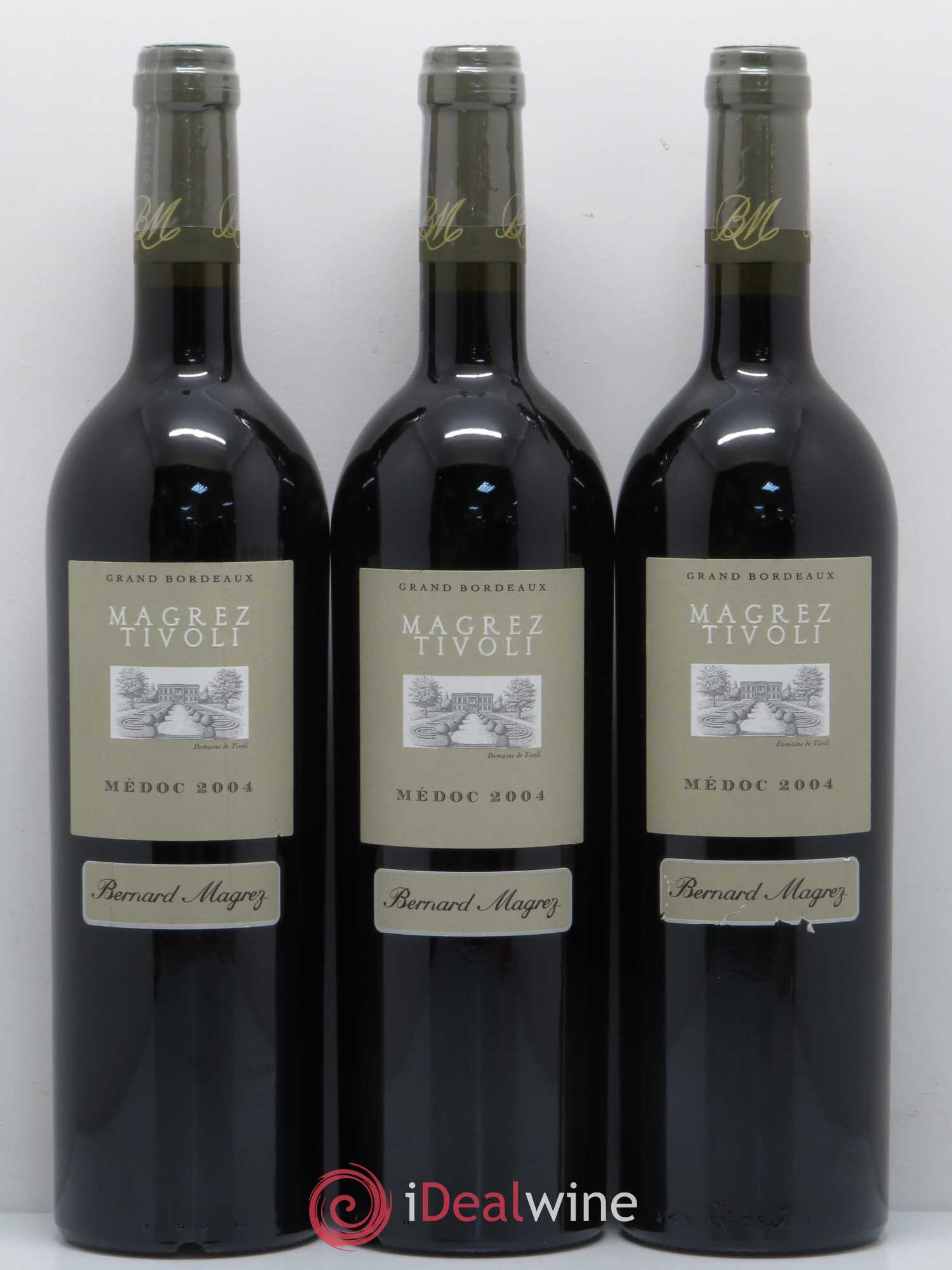 Médoc Magrez Tivoli Domaine Bernard Magrez 2004 - Posten von 6 Flaschen - 2