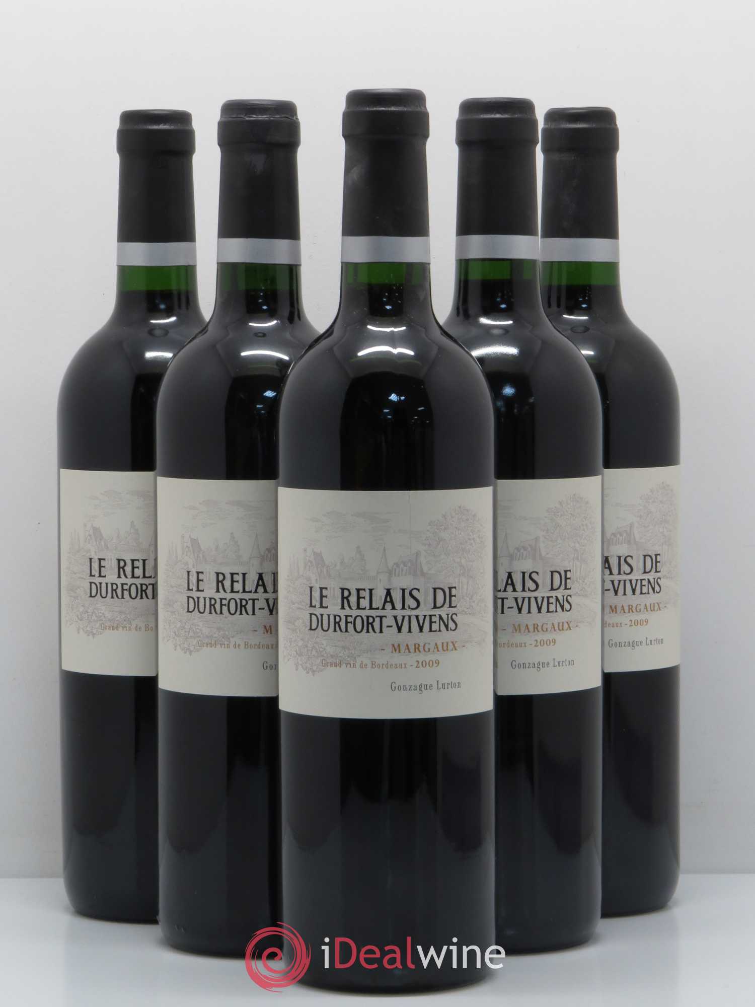 Bordeaux Margaux Le Relais de Durfort Vivens 2009 - Posten von 5 Flaschen - 0