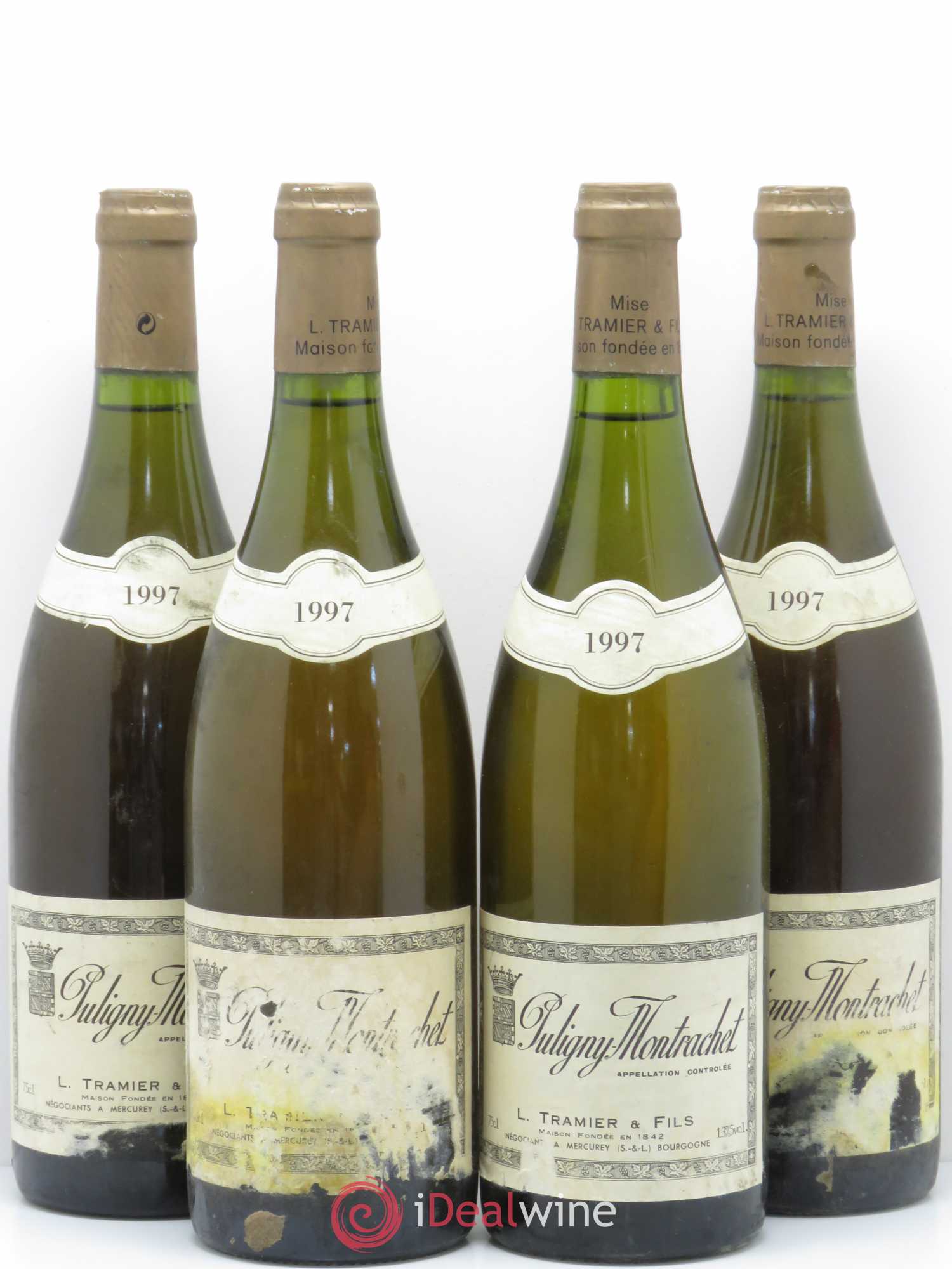 Puligny-Montrachet Domaine Tramier & Fils 1997 - Posten von 4 Flaschen - 0