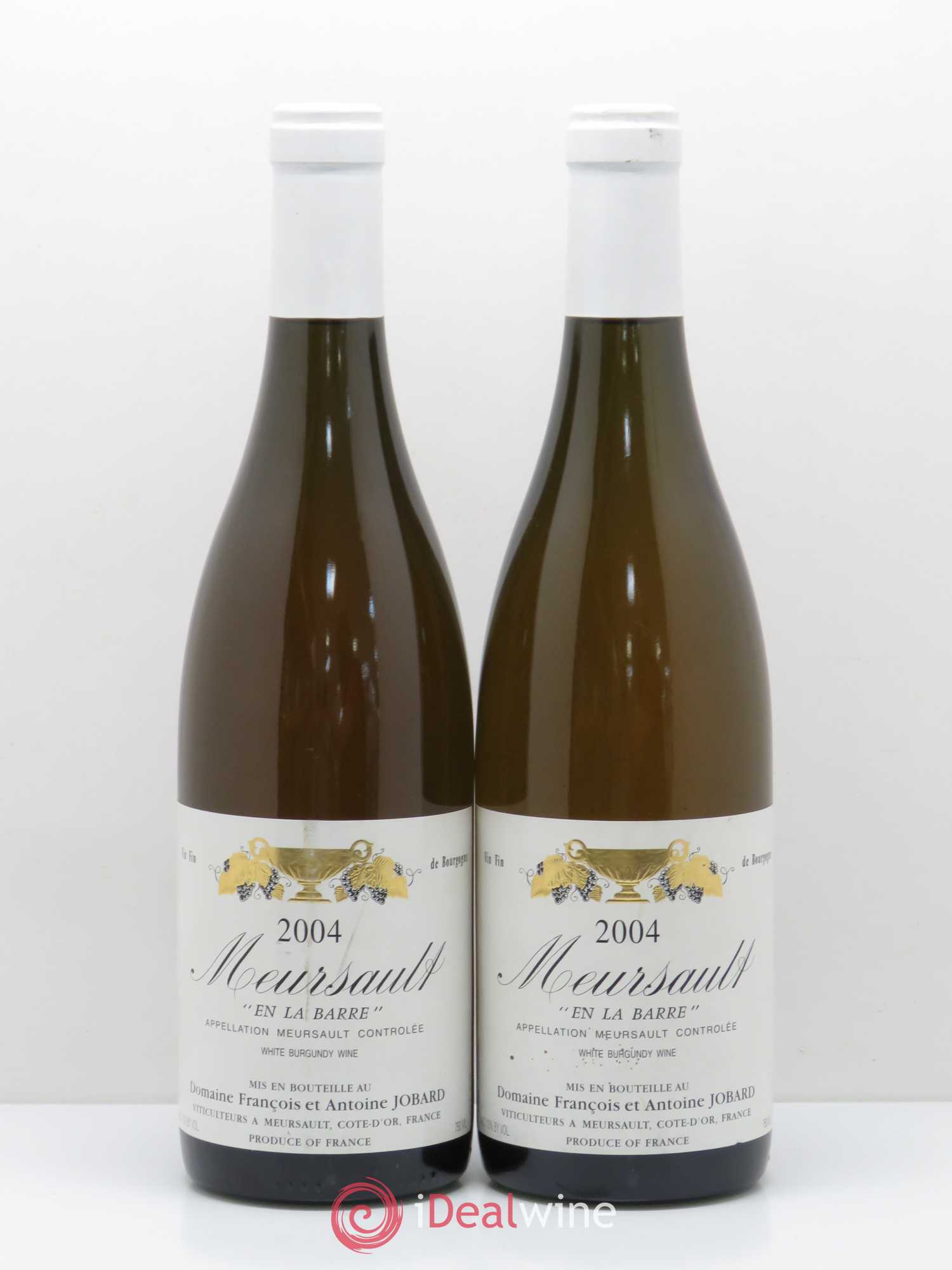 Meursault François et Antoine Jobard (Domaine) En la barre 2004 - Lotto di 2 bottiglie - 0
