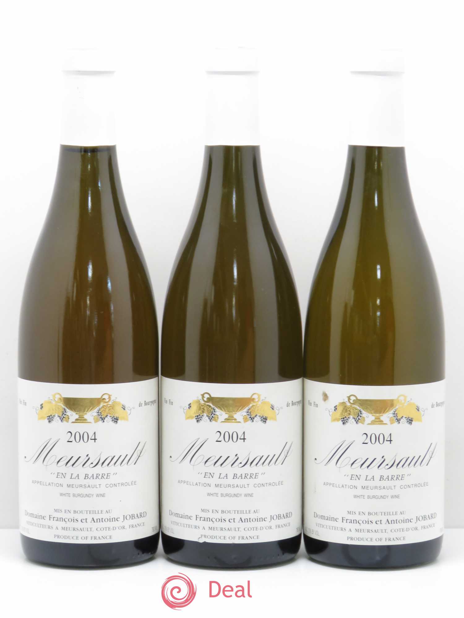 Meursault En la Barre François et Antoine Jobard (Domaine) 2004 - Lot de 5 bouteilles - 1