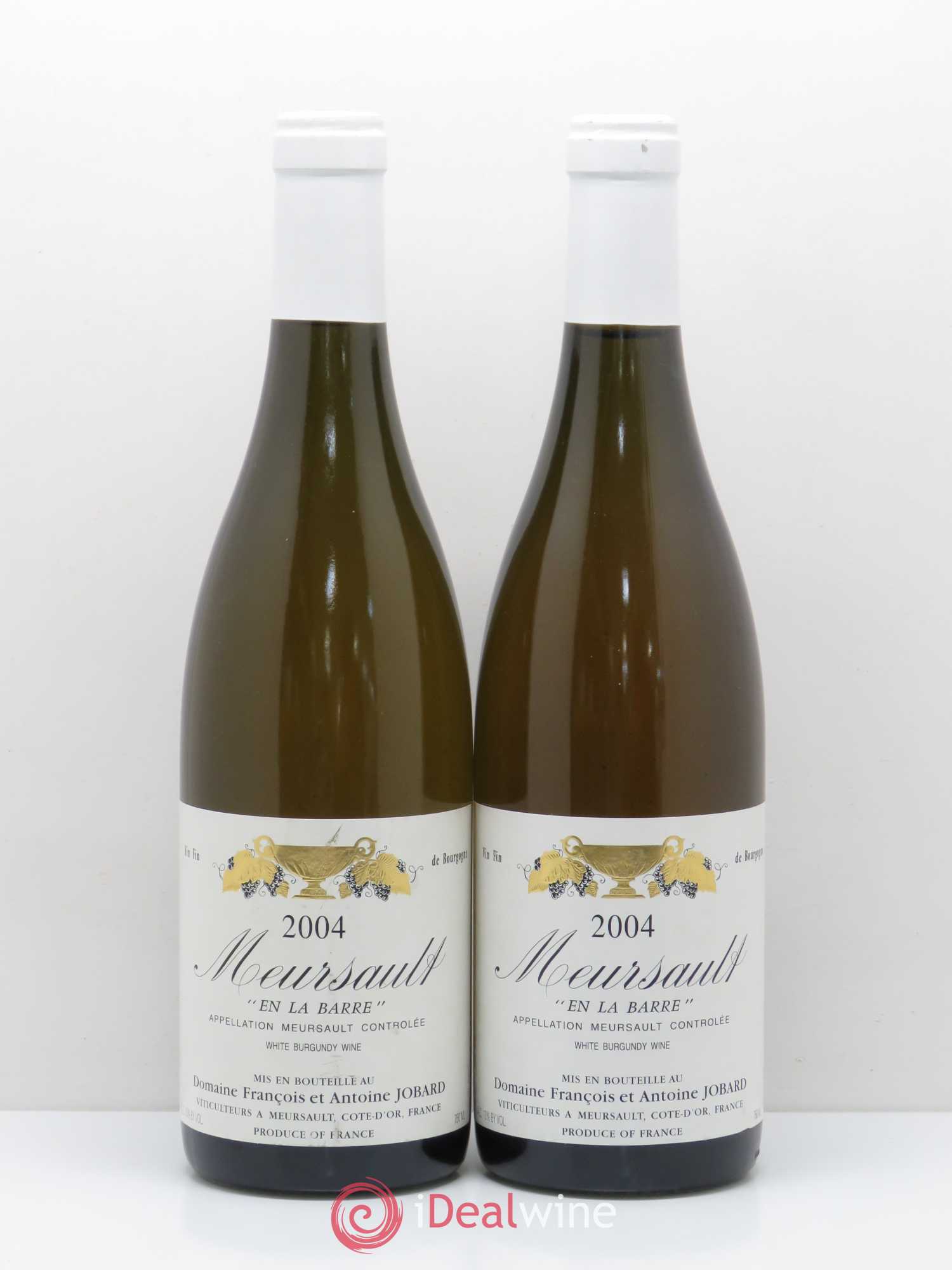 Meursault En la Barre François et Antoine Jobard (Domaine) 2004 - Lot de 5 bouteilles - 2