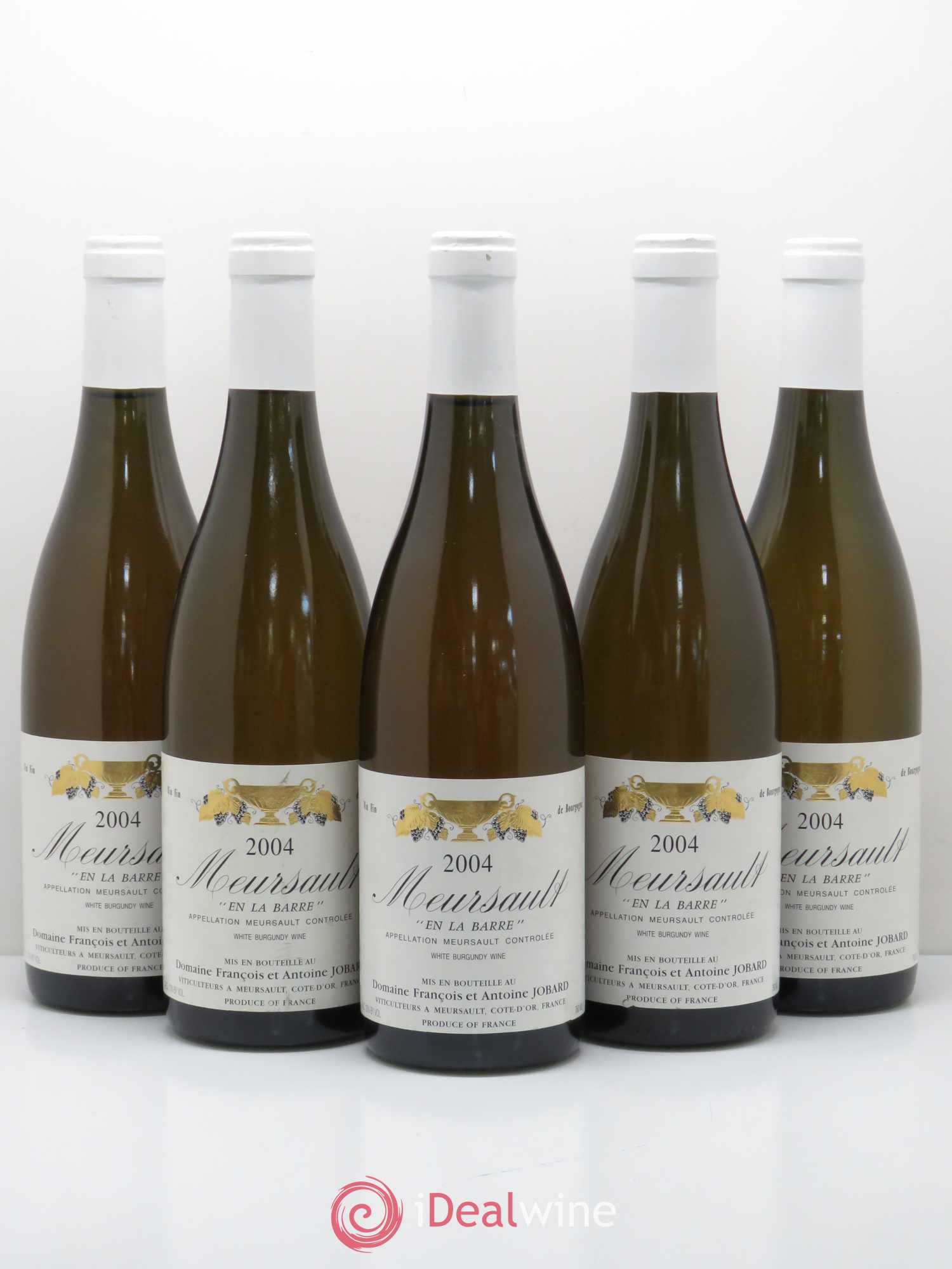 Meursault En la Barre François et Antoine Jobard (Domaine) 2004 - Lot de 5 bouteilles - 0