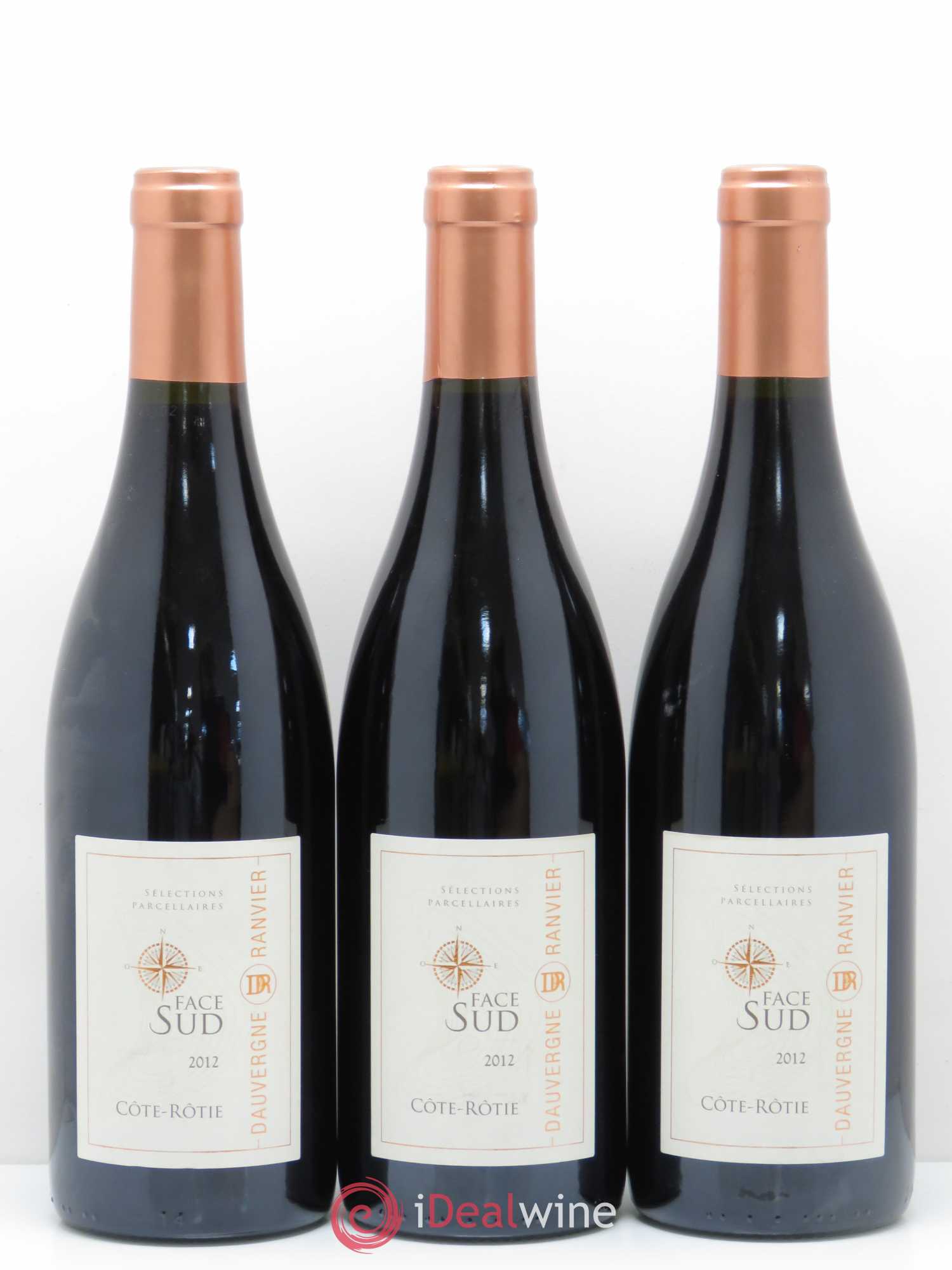 Côte-Rôtie Face Sud Dauvergne Ranvier 2012 - Lot de 3 bouteilles - 0