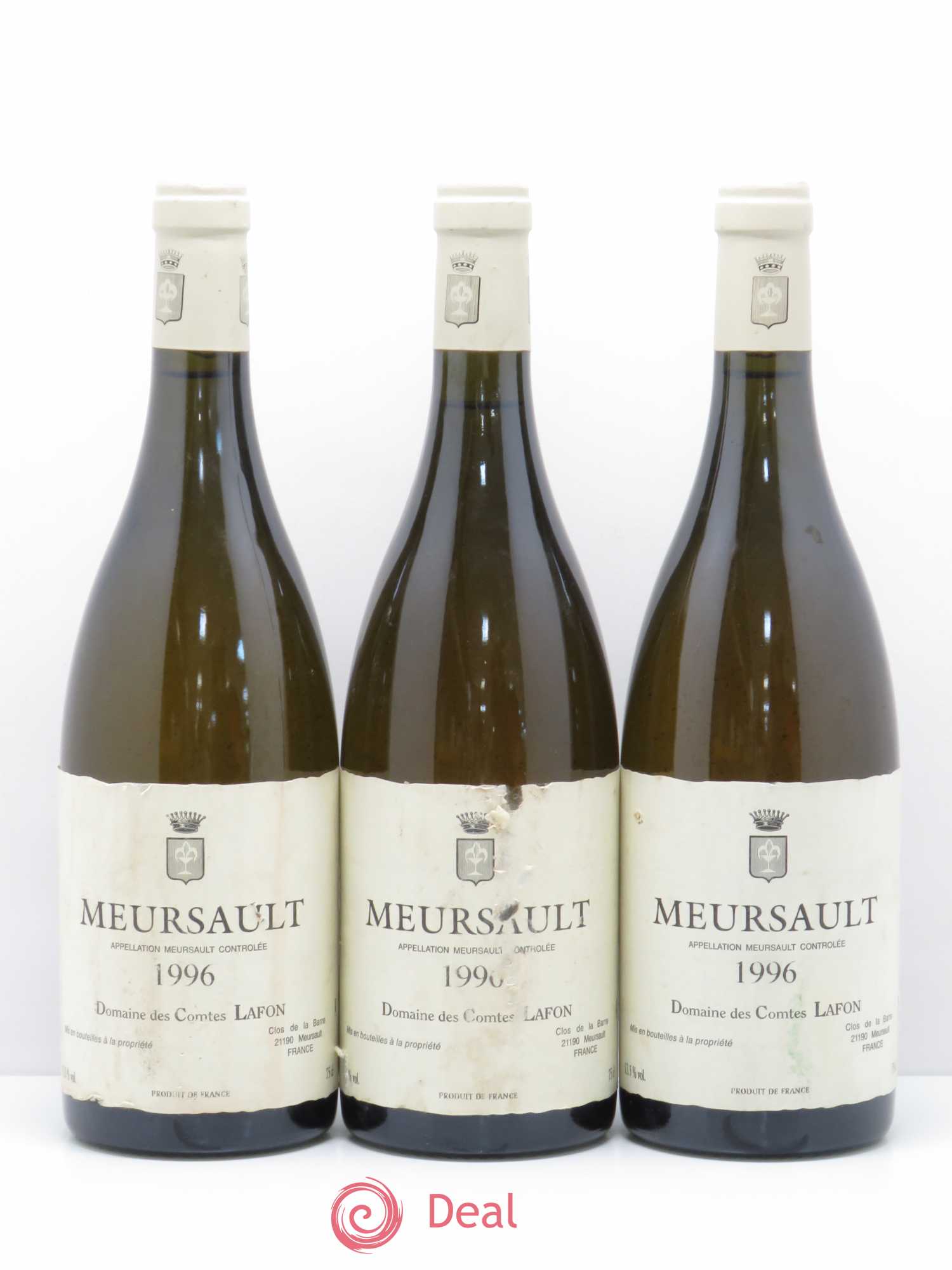 Meursault Comtes Lafon (Domaine des) 1996 - Lot de 3 bouteilles - 0