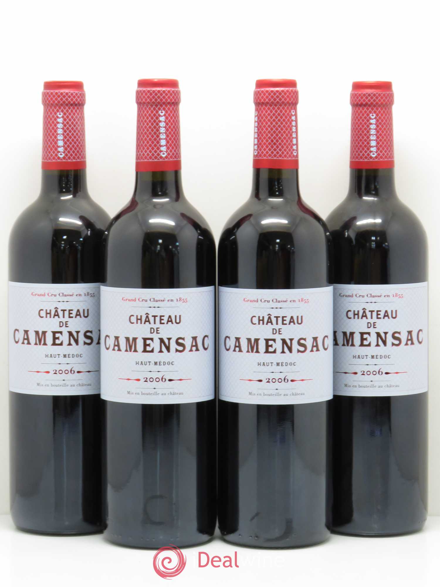 Château Camensac 5ème Grand Cru Classé 2006 - Lot de 4 bouteilles - 0