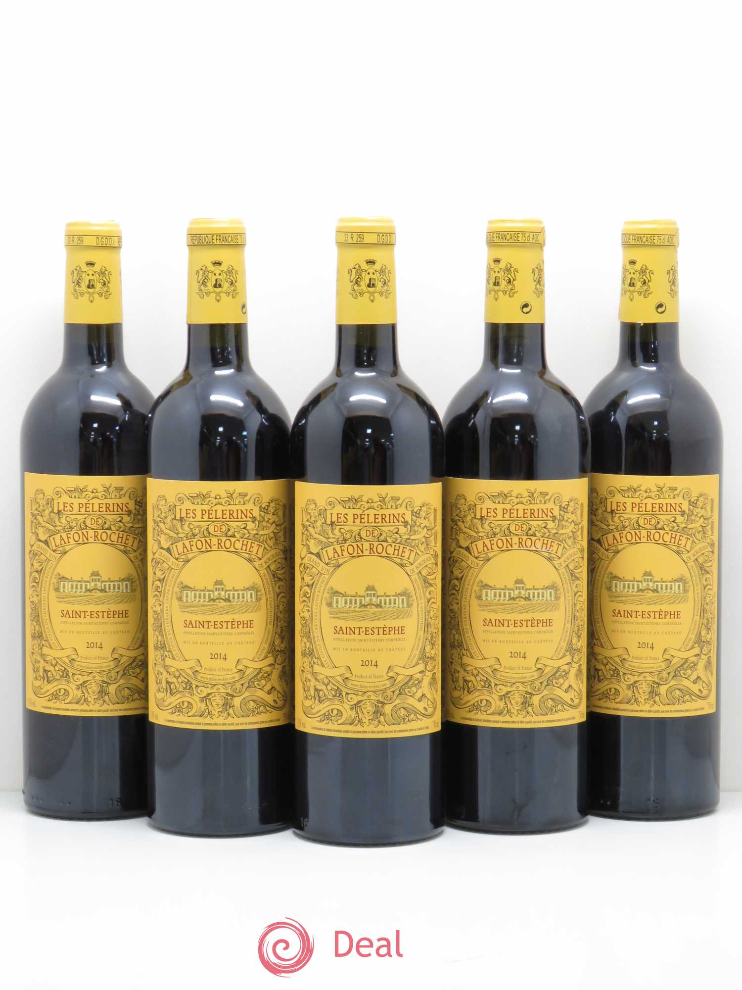 Les Pélerins de Lafon-Rochet Second Vin 2014 - Lot de 5 bouteilles - 0