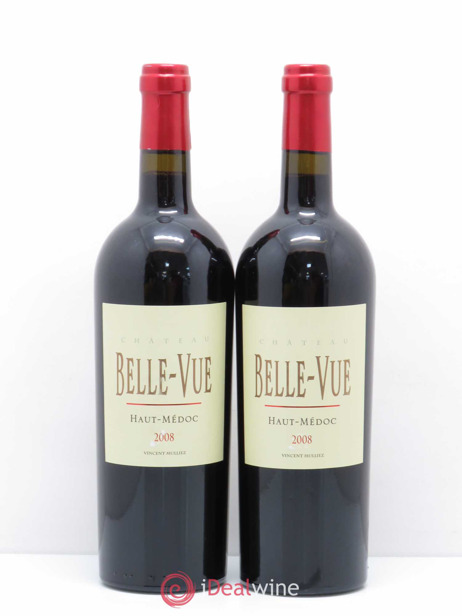 Château Belle-Vue (sans prix de réserve) 2008 - Lot de 2 bouteilles - 0