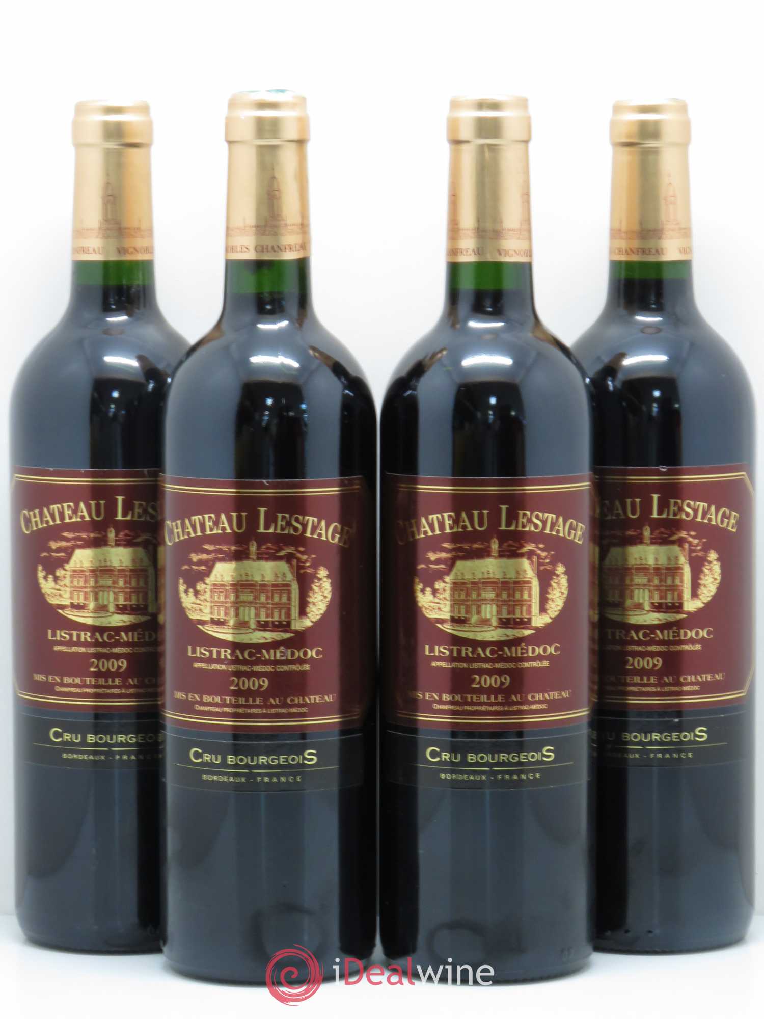 Château Lestage Cru Bourgeois 2009 - Lot de 4 bouteilles - 0