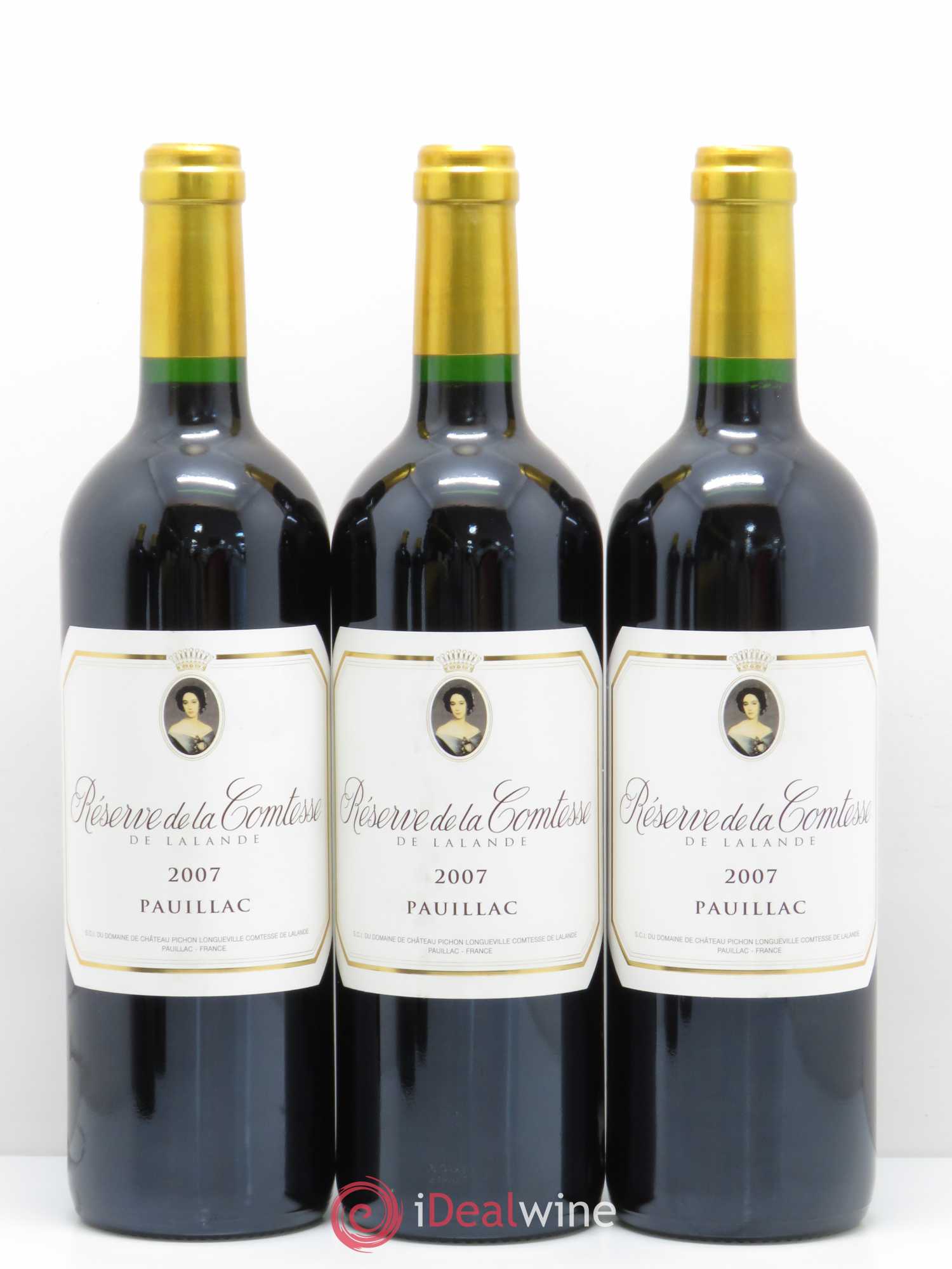 Réserve de la Comtesse Second Vin 2007 - Lot de 5 bouteilles - 1