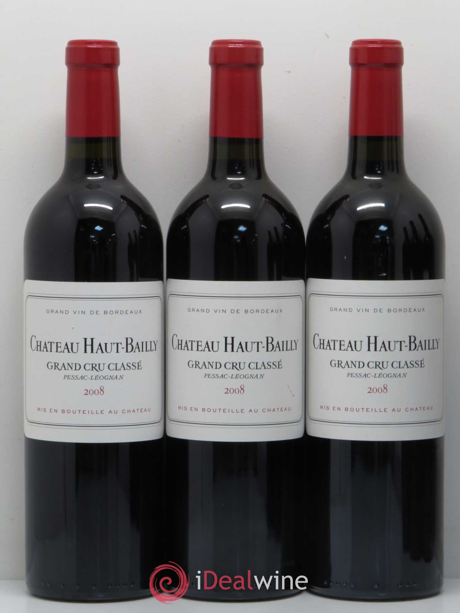 Château Haut-Bailly Cru Classé de Graves 2008 - Lot de 6 bouteilles - 1