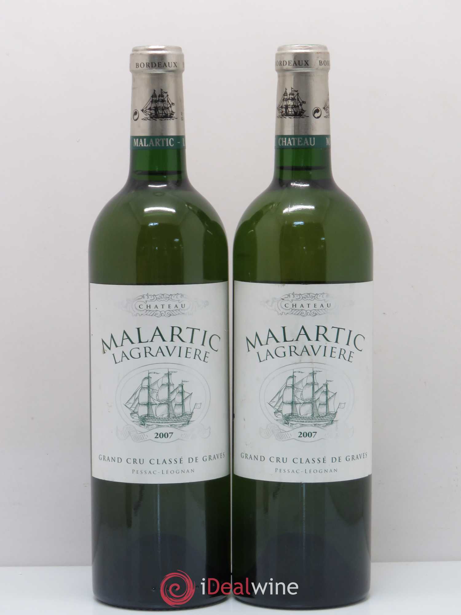Château Malartic-Lagravière Cru Classé de Graves 2007 - Lot de 2 bouteilles - 0