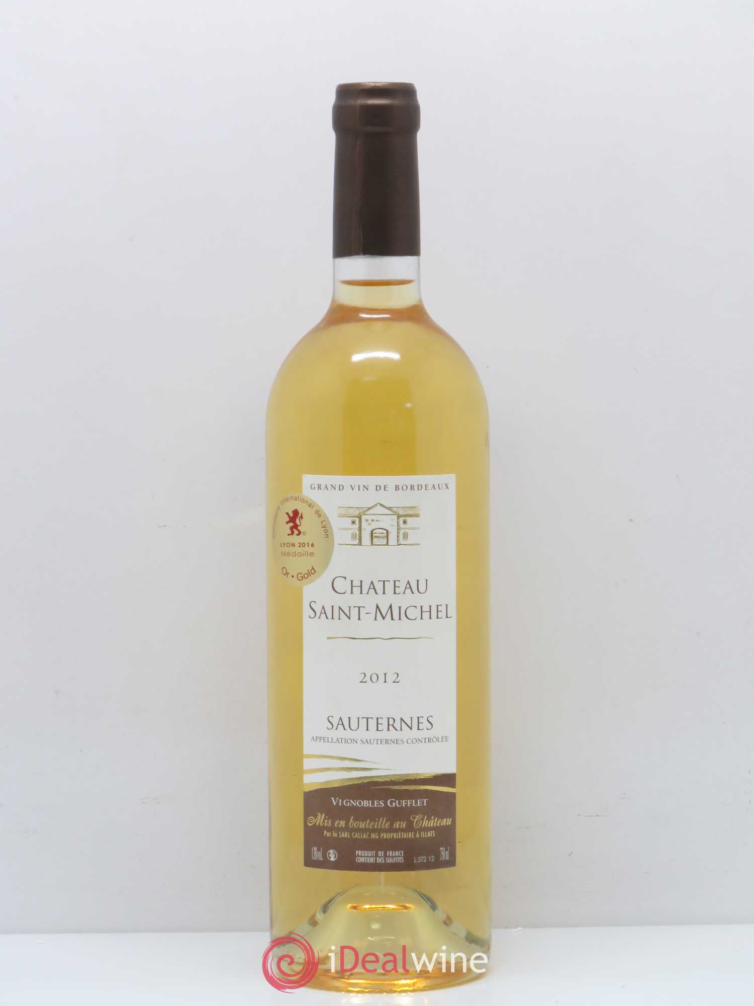 Sauternes Chateau Saint-Michel 2012 - Posten von 1 Flasche - 0