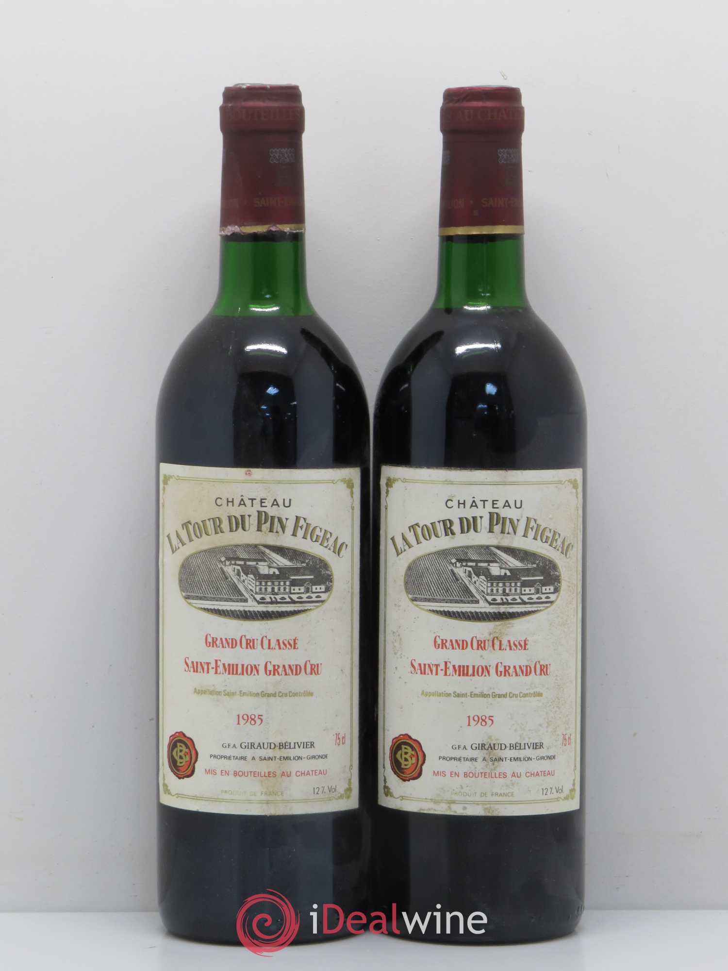 Château la Tour du Pin Figeac 1985 - Lot de 5 bouteilles - 2