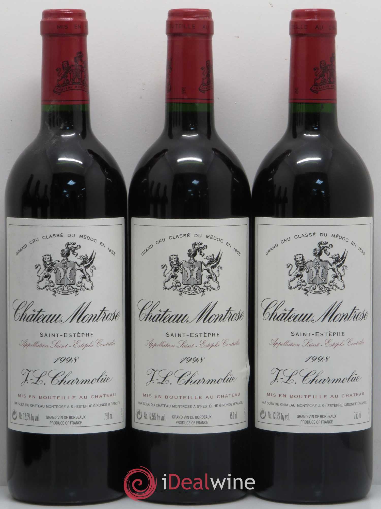 Château Montrose 2ème Grand Cru Classé 1998 - Lot de 6 bouteilles - 1