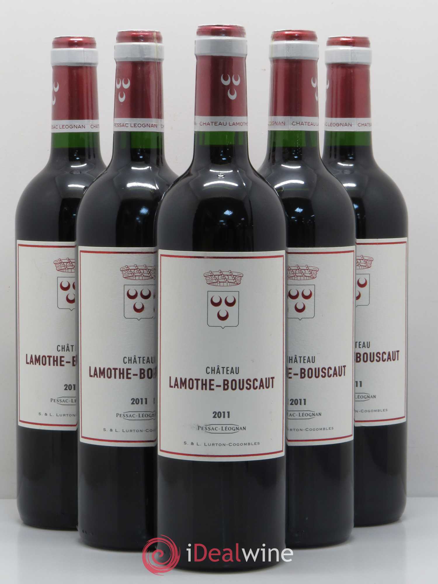 Pessac-Léognan Château Lamothe Bouscaut 2011 - Posten von 5 Flaschen - 0