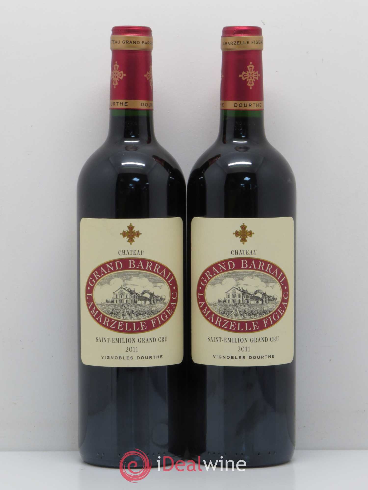 Château Grand Barrail Lamarzelle Figeac Grand Cru Classé 2011 - Lot de 5 bouteilles - 2
