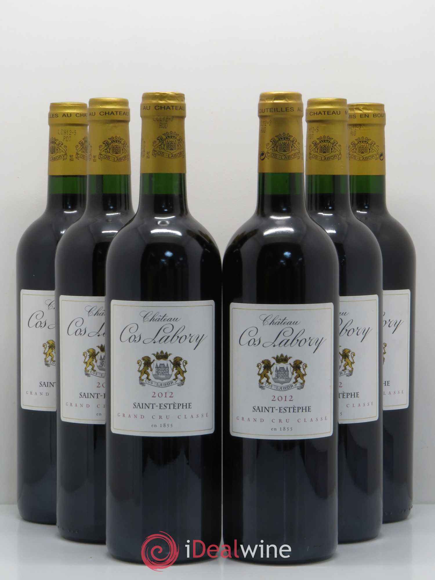 Château Cos Labory 5ème Grand Cru Classé 2012 - Lot de 6 bouteilles - 0