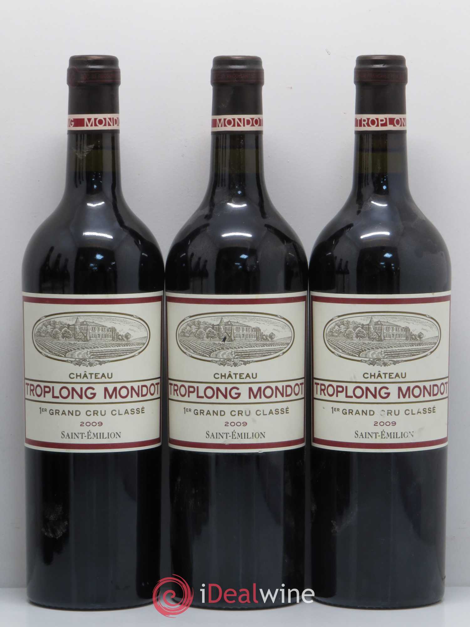 Château Troplong Mondot 1er Grand Cru Classé B 2009 - Lot de 6 bouteilles - 1