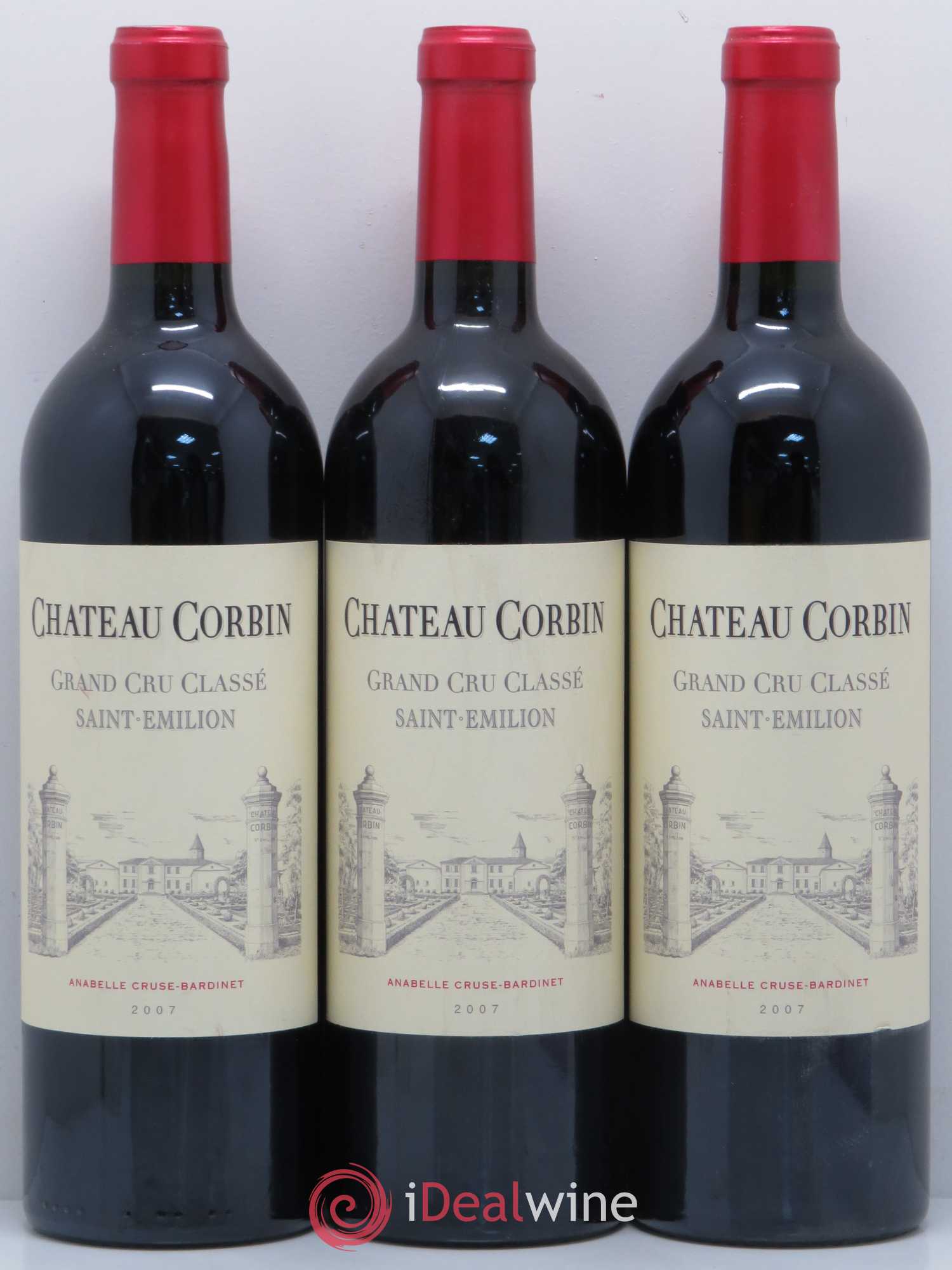 Château Corbin Grand Cru Classé 2007 - Lot de 6 bouteilles - 2