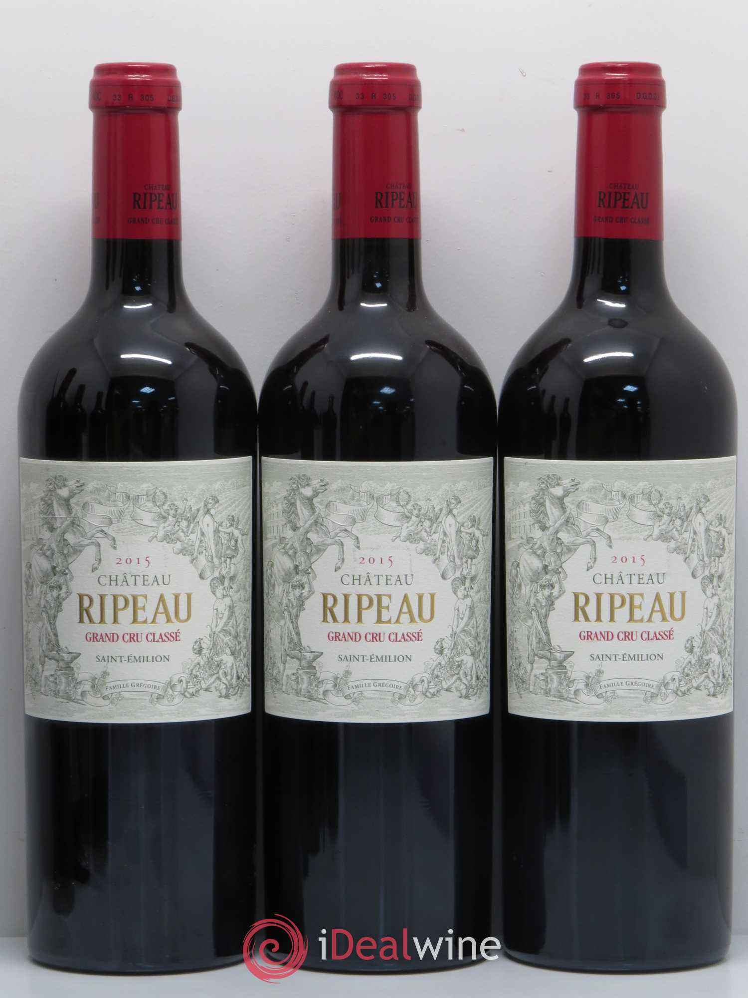 Château Ripeau Grand Cru Classé 2015 - Lot de 6 bouteilles - 1