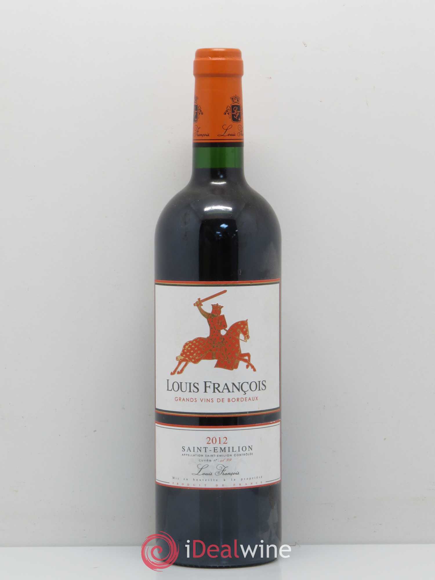 Saint-Émilion Domaine Louis François (sans prix de réserve) 2012 - Posten von 1 Flasche - 0