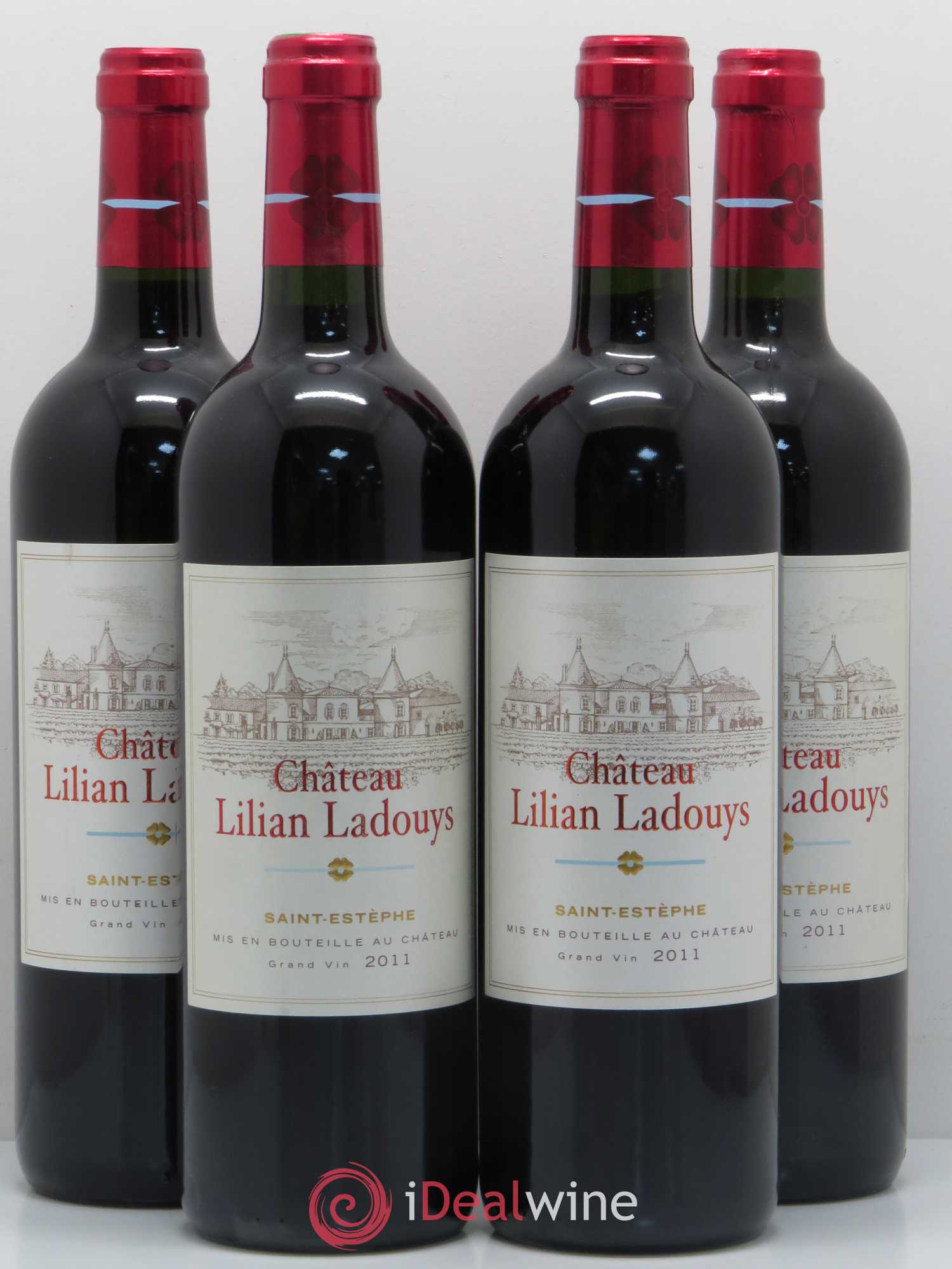 Saint-Estèphe Château Lilan Ladouys (sans prix de réserve) 2011 - Posten von 4 Flaschen - 0