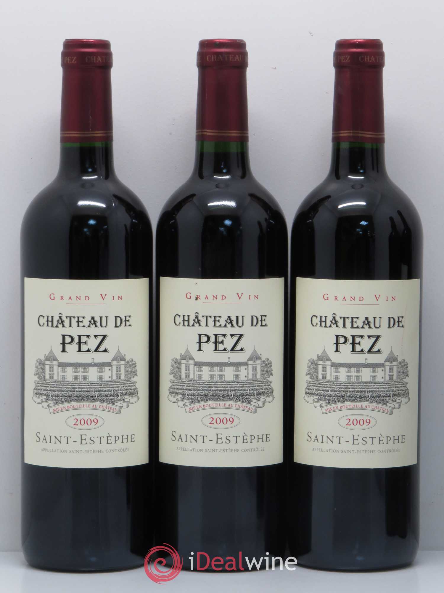 Château de Pez 2009 - Lot de 5 bouteilles - 1