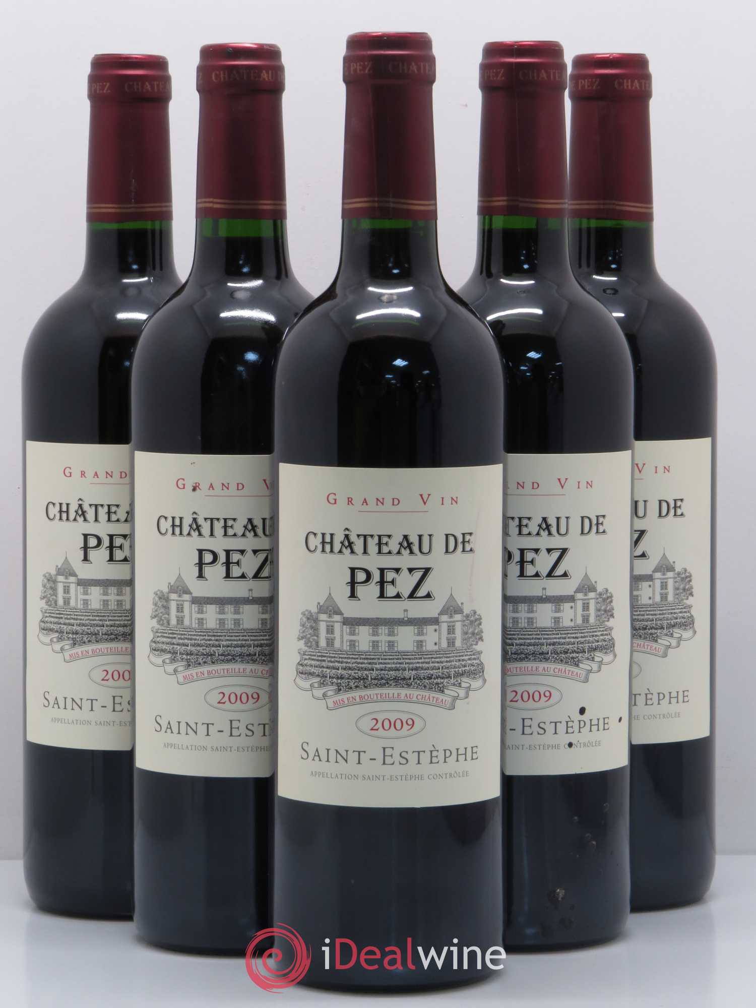 Château de Pez 2009 - Lot de 5 bouteilles - 0