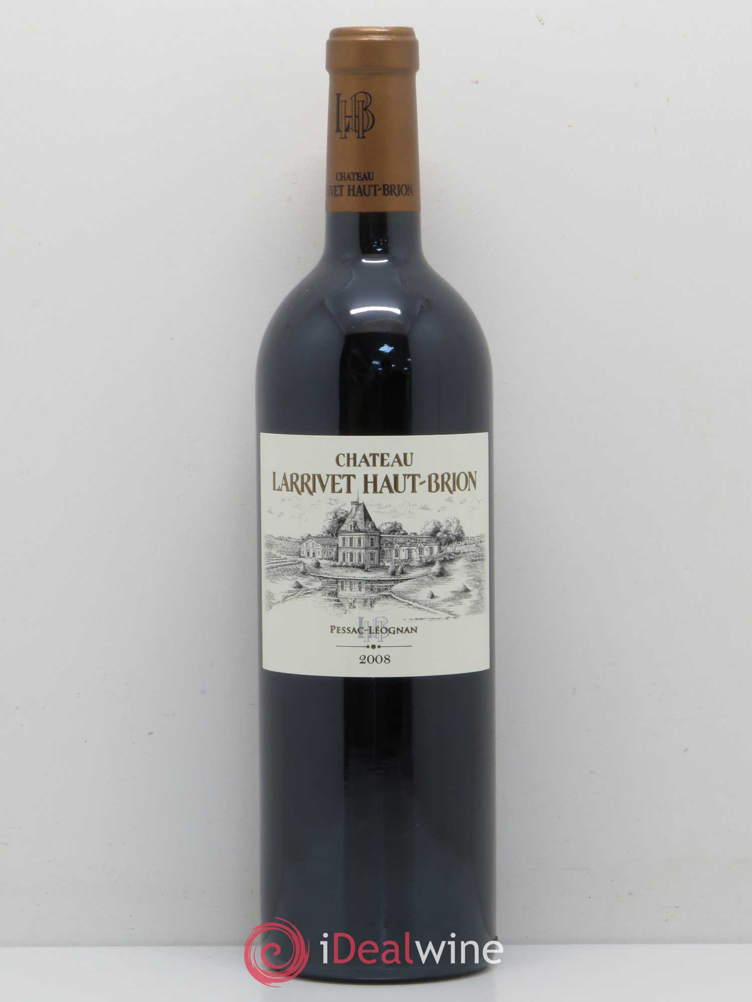 Château Larrivet Haut-Brion 2008 - Lot de 1 bouteille - 0