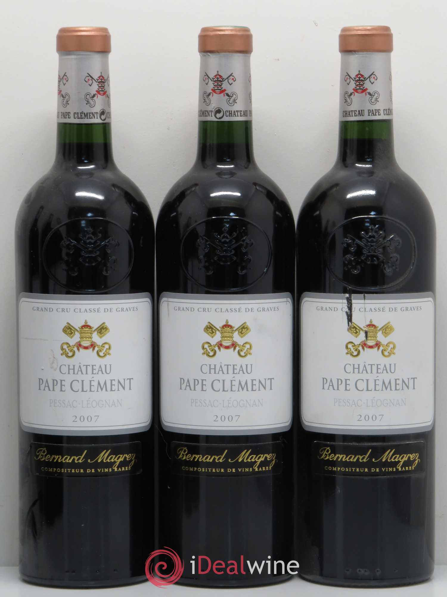 Château Pape Clément Cru Classé de Graves 2007 - Lot de 6 bouteilles - 1