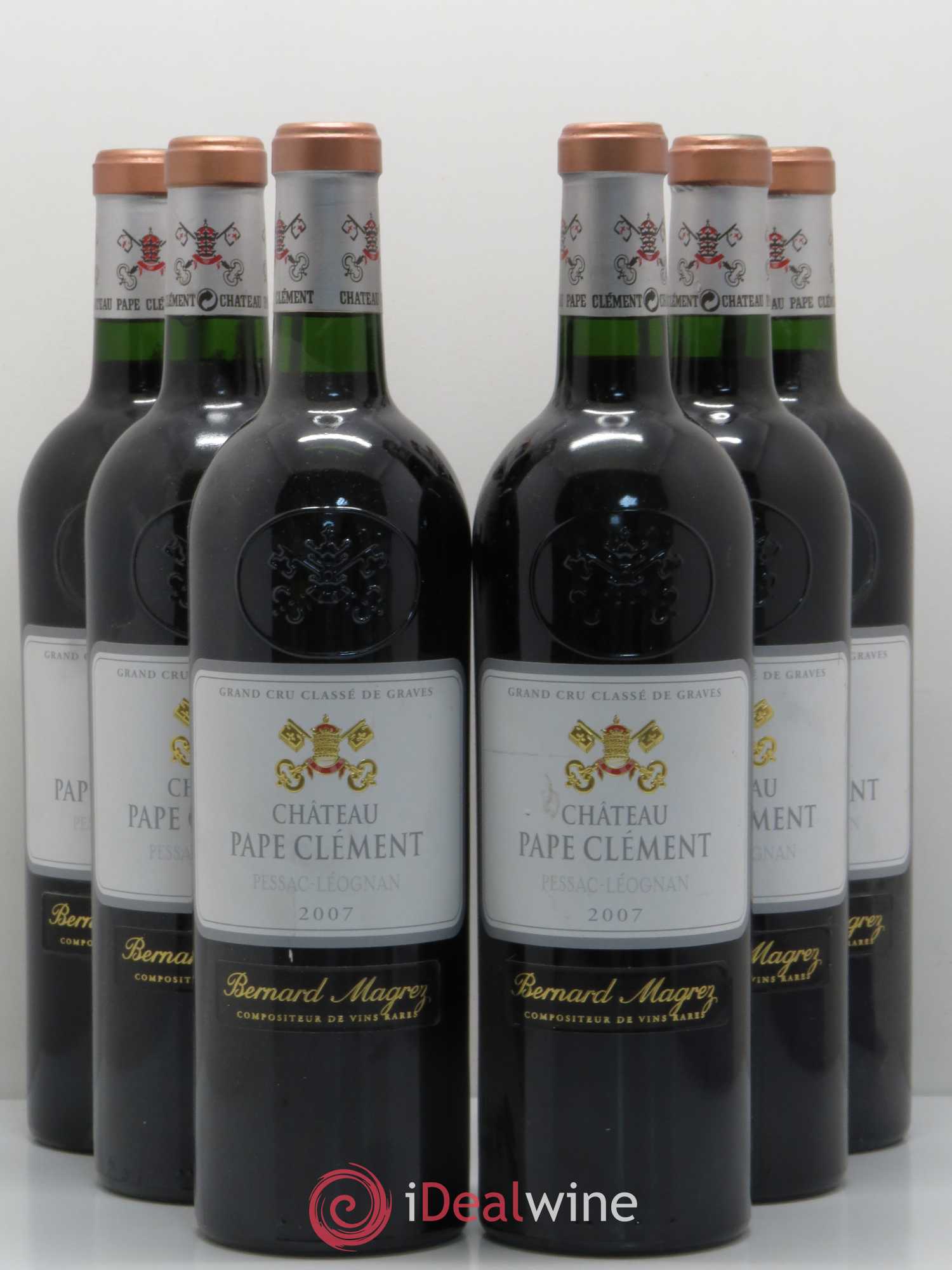 Château Pape Clément Cru Classé de Graves 2007 - Lot de 6 bouteilles - 0