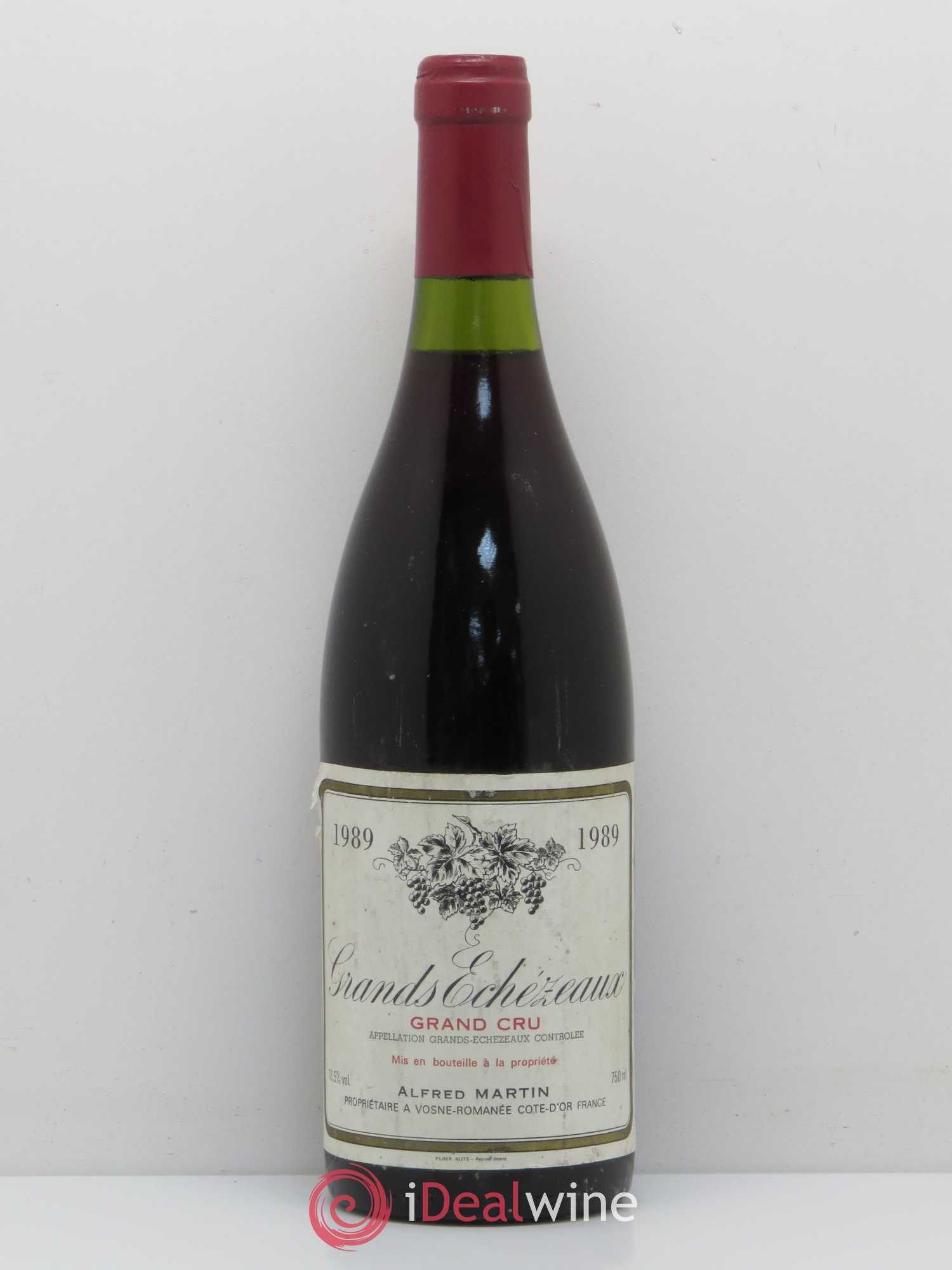 Grands-Echezeaux Grand Cru Alfred Martin 1989 - Lot de 1 bouteille - 0