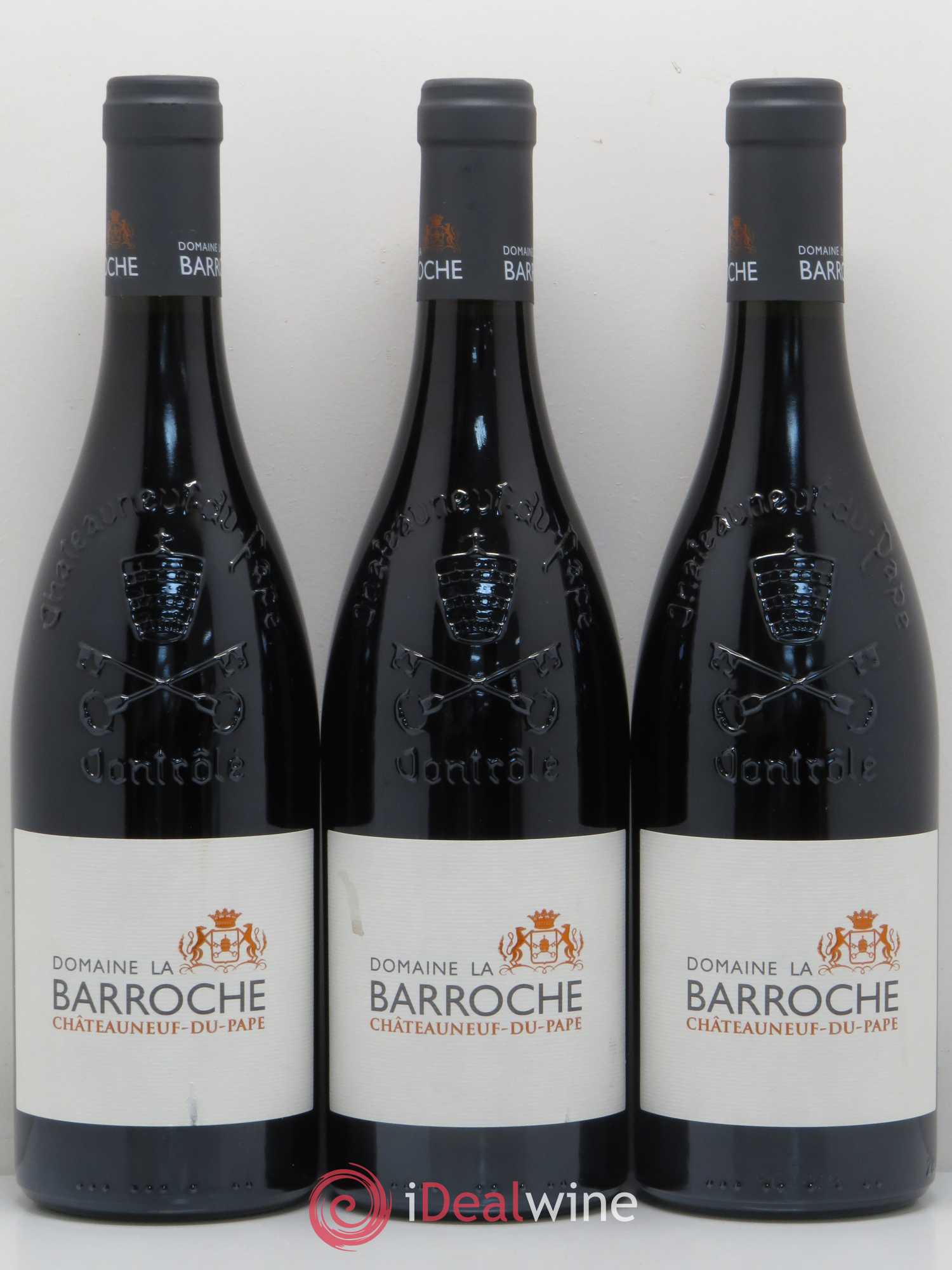 Châteauneuf-du-Pape Domaine La Barroche 2014 - Posten von 3 Flaschen - 0