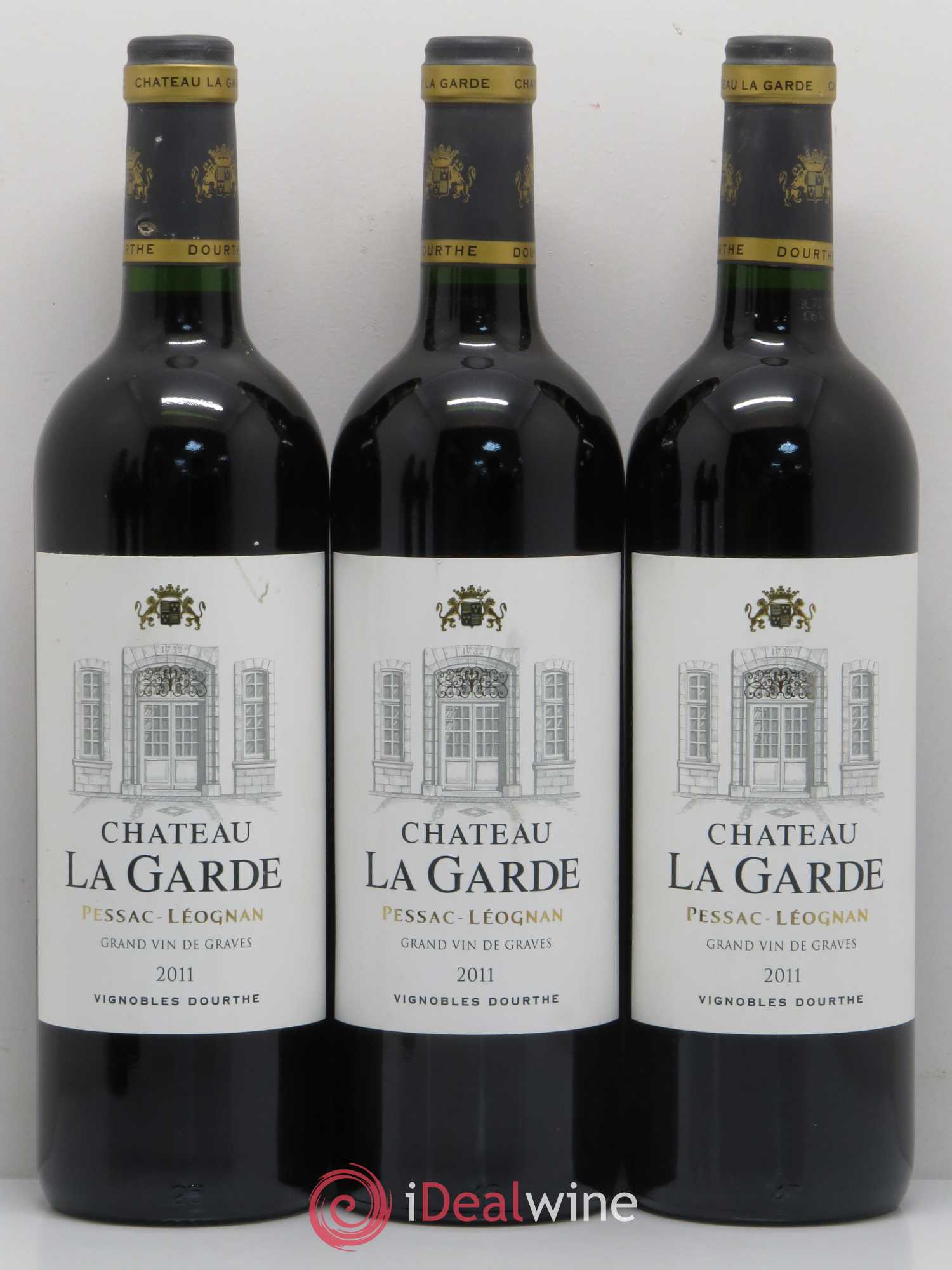 Château la Garde 2011 - Lot of 5 bottles - 1