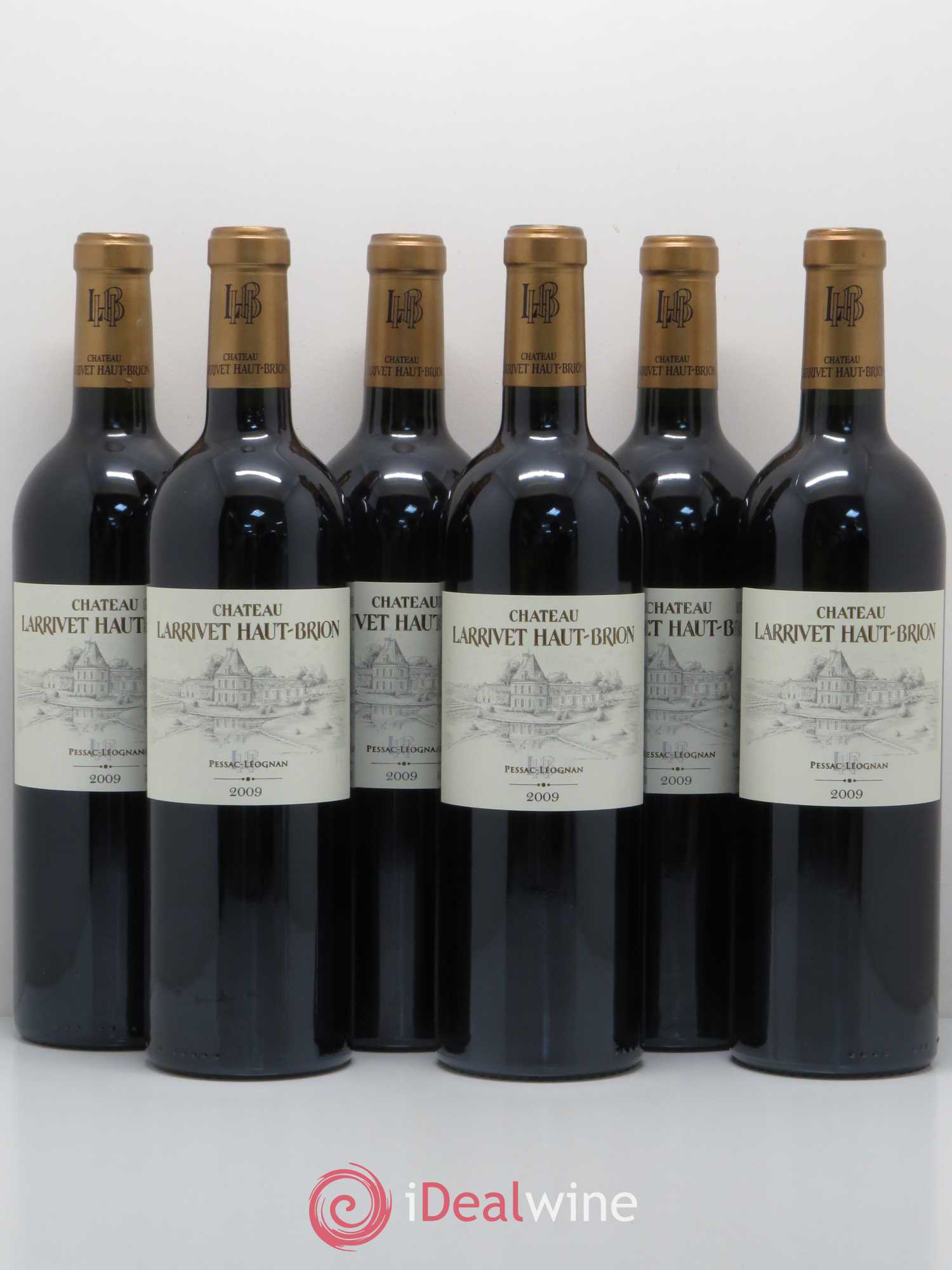 Château Larrivet Haut-Brion 2009 - Lot de 6 bouteilles - 0