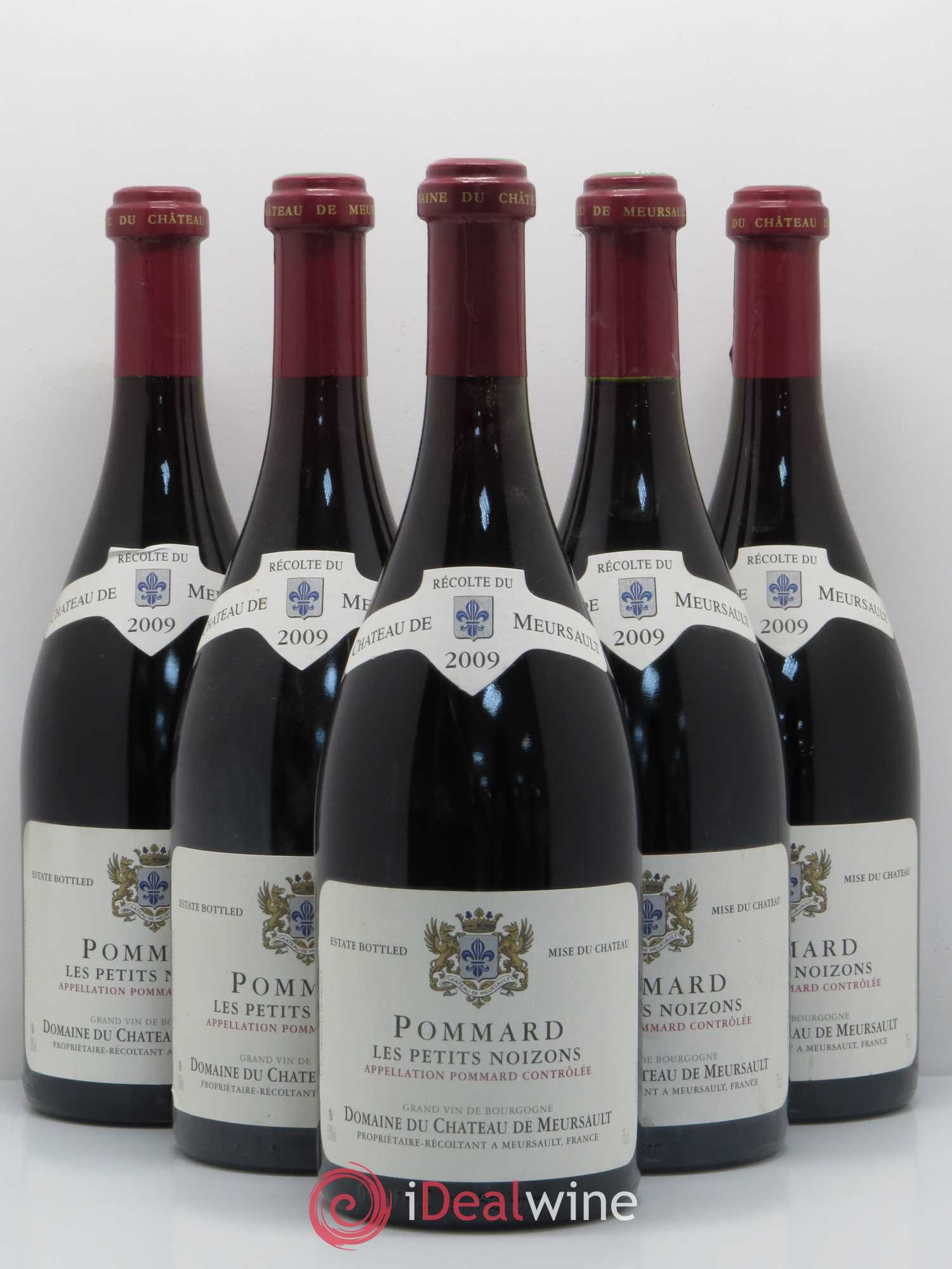Pommard Les petits noizons Château de Meursault 2009 - Posten von 5 Flaschen - 0