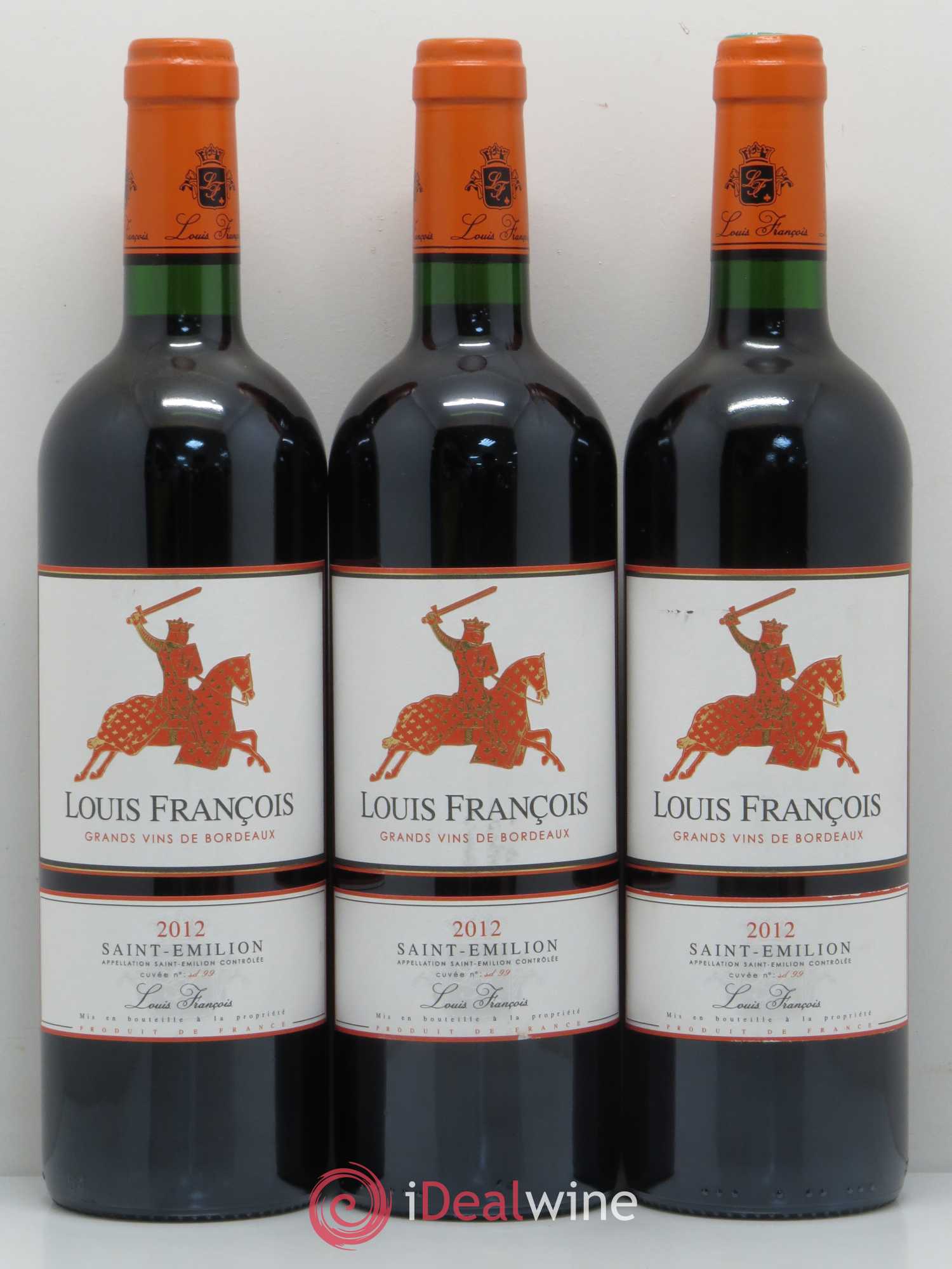 Saint-Émilion Domaine Louis François (sans prix de réserve) 2012 - Posten von 6 Flaschen - 2